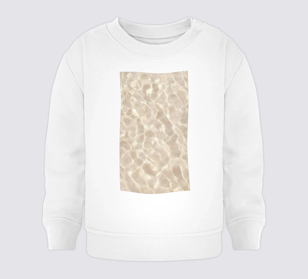 spiaggia beige minimalsm felpa neonato da Manhmai