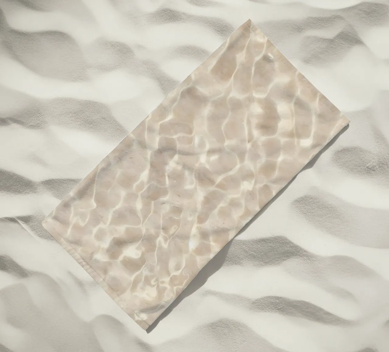 spiaggia beige minimalsm telo mare da Manhmai