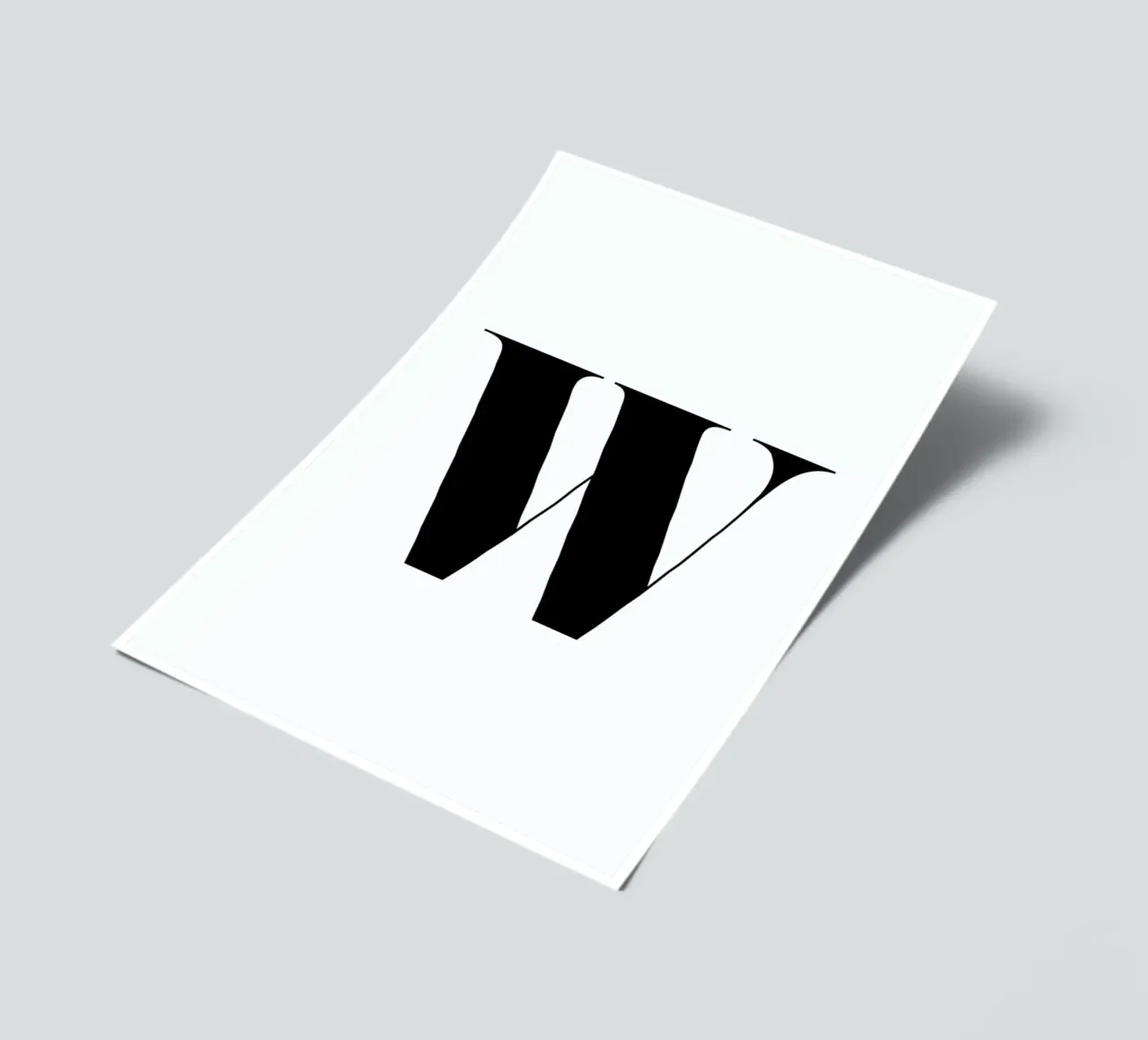 W sticker sheet by Mottos by Sinan Saydik