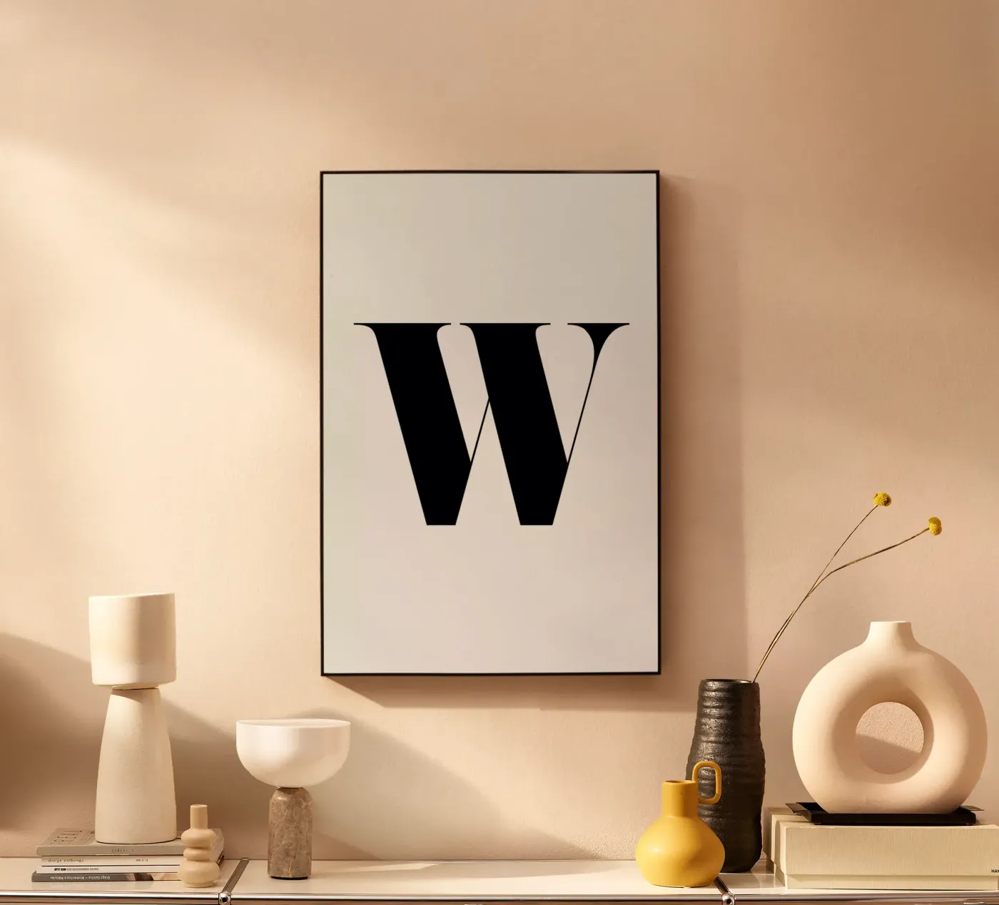 W Acryl-Glas von Mottos by Sinan Saydik