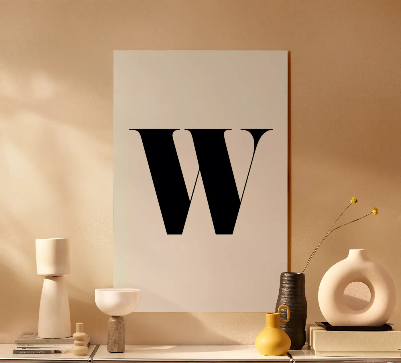 W Acryl-Glas von Mottos by Sinan Saydik