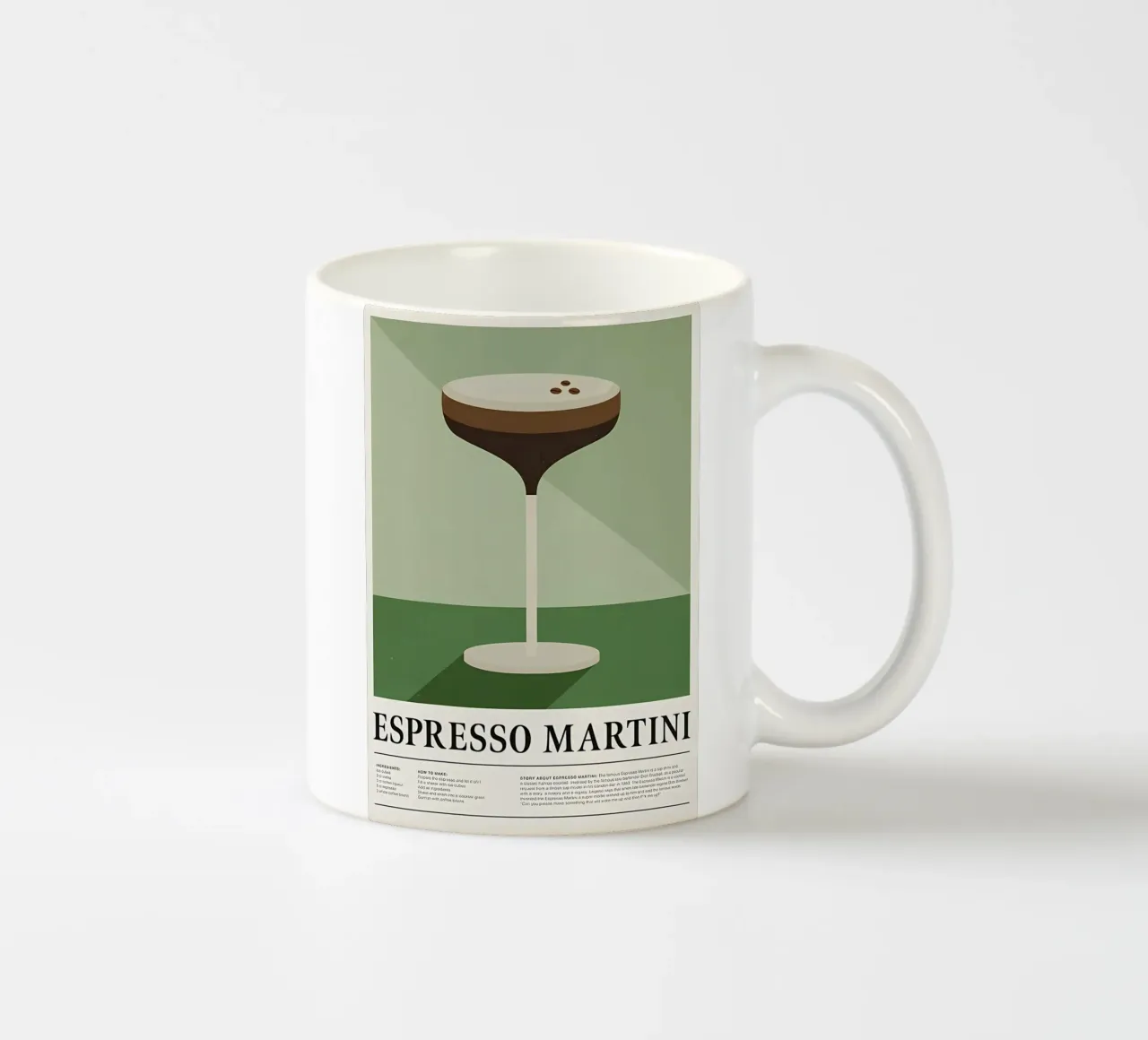 Espresso Martini tazza in ceramica da Manhmai