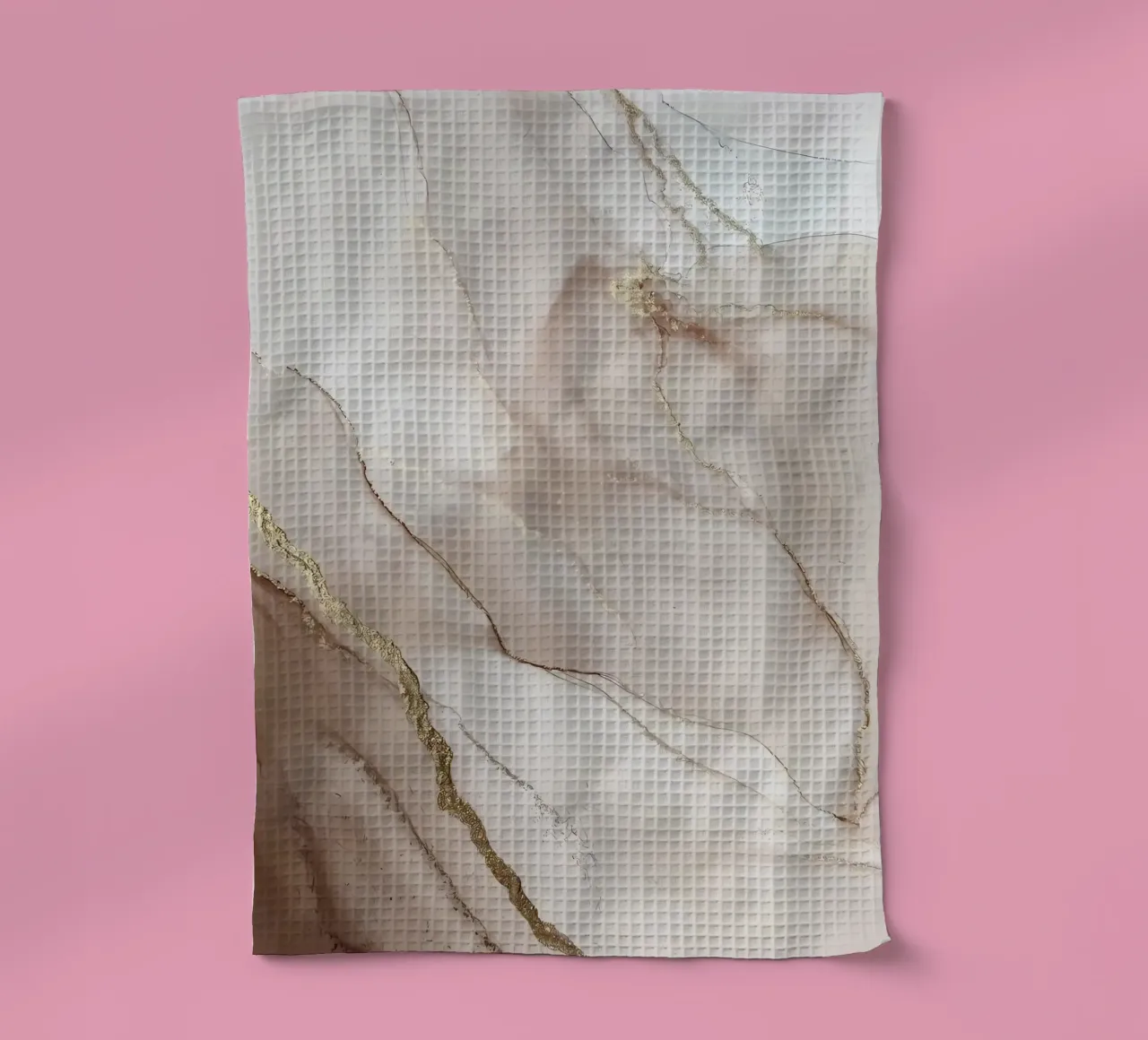 Abstract beige Marble No1 torchon de mitaco