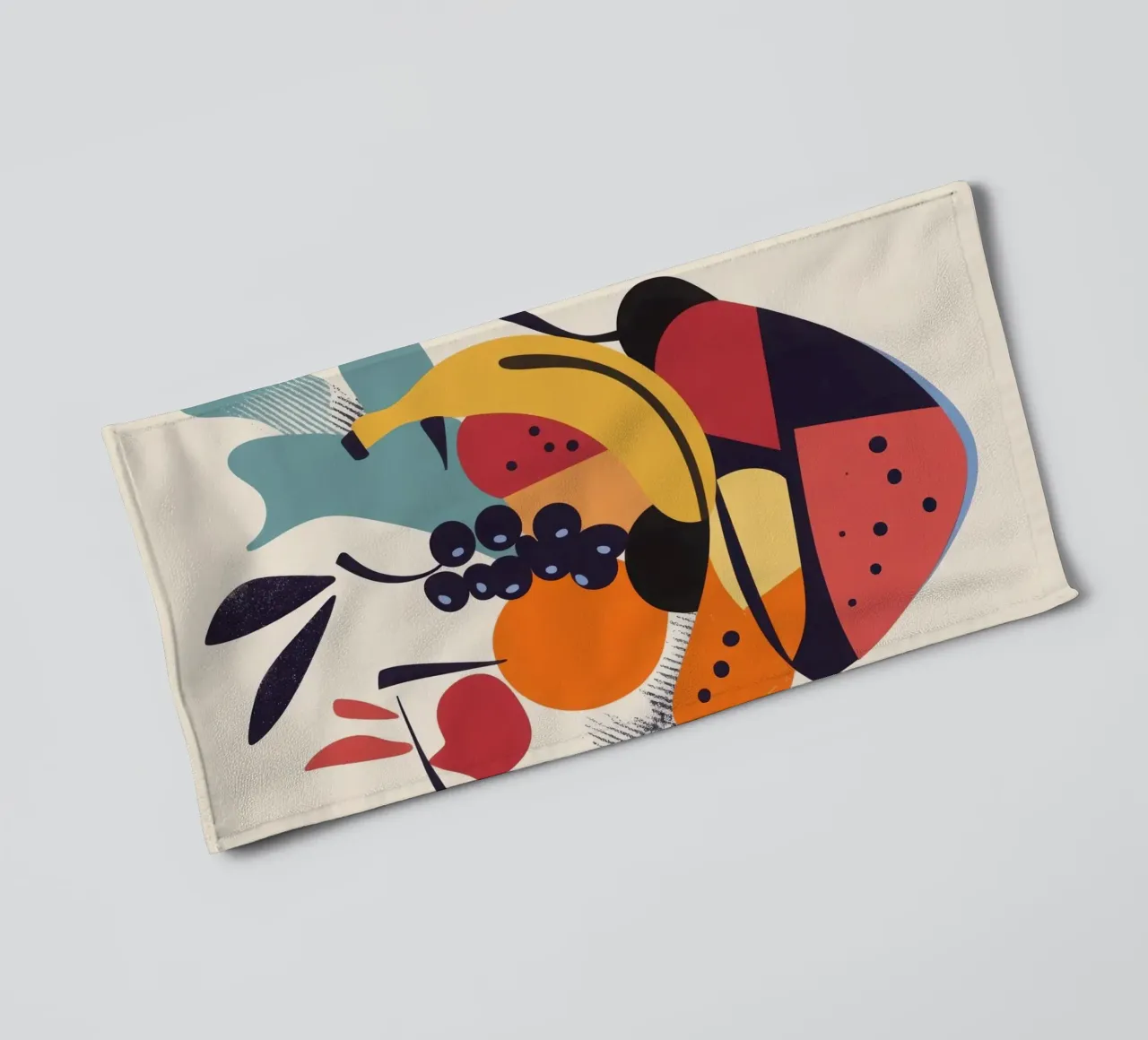Un'esplosione di sapori fruttati asciugamano da bagno da Pop and Fruits - Affiches & posters