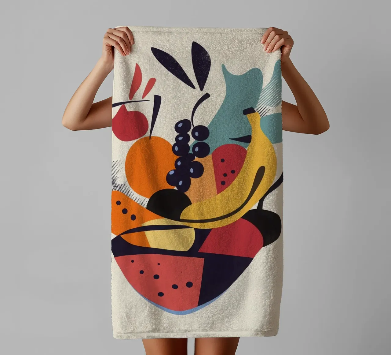 Un'esplosione di sapori fruttati asciugamano da bagno da Pop and Fruits - Affiches & posters