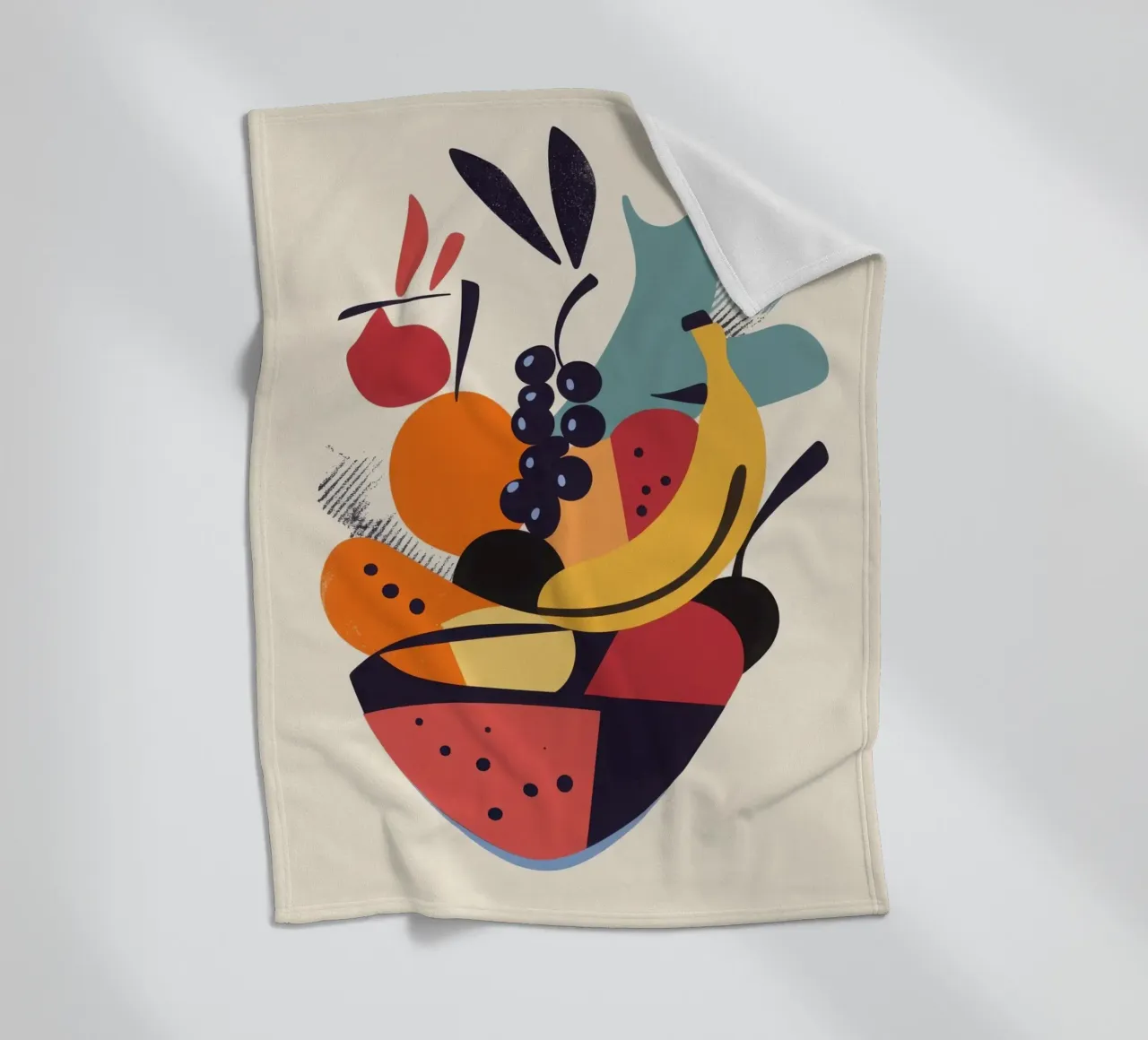 Un'esplosione di sapori fruttati coperta in pile da Pop and Fruits - Affiches & posters