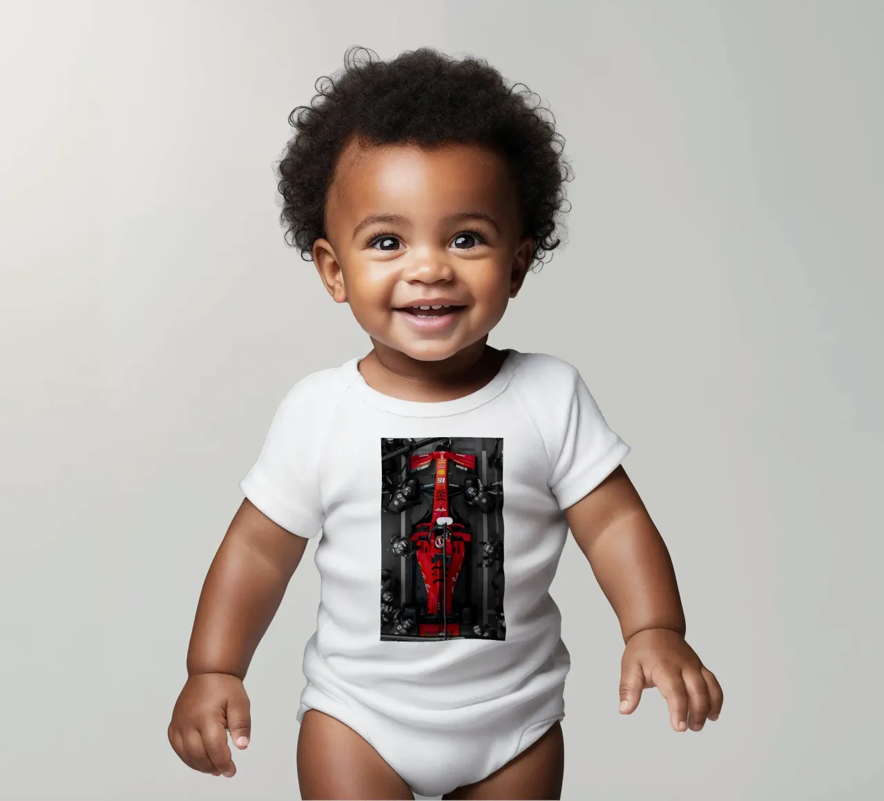 Auto F1.png body neonato maniche corte da Manhmai