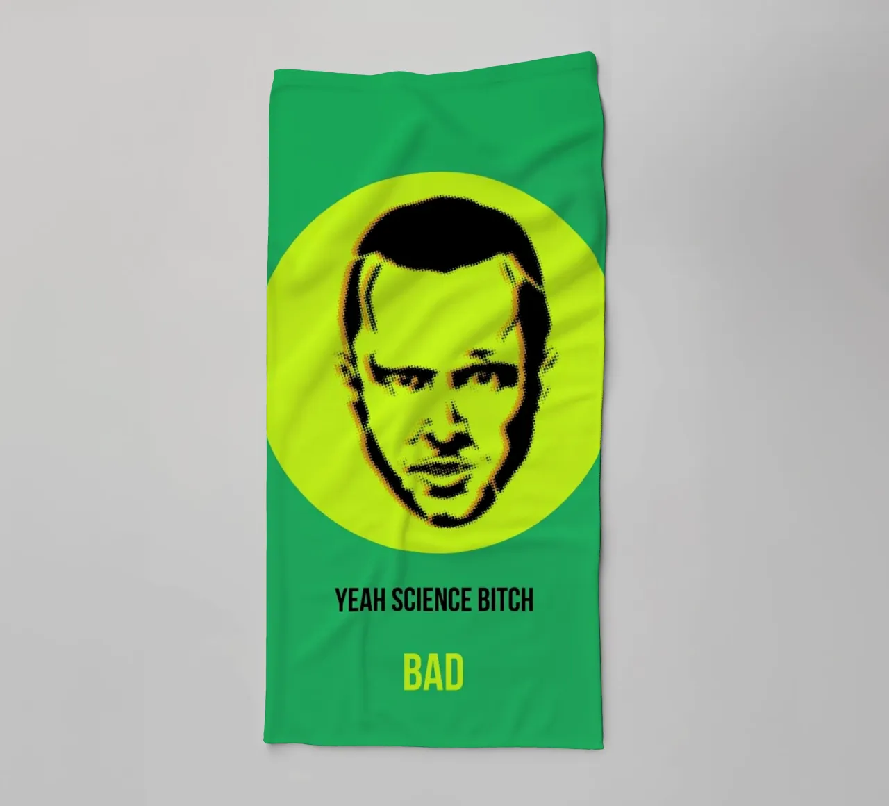 Yeah Science Poster 2 asciugamano da bagno da Naxart