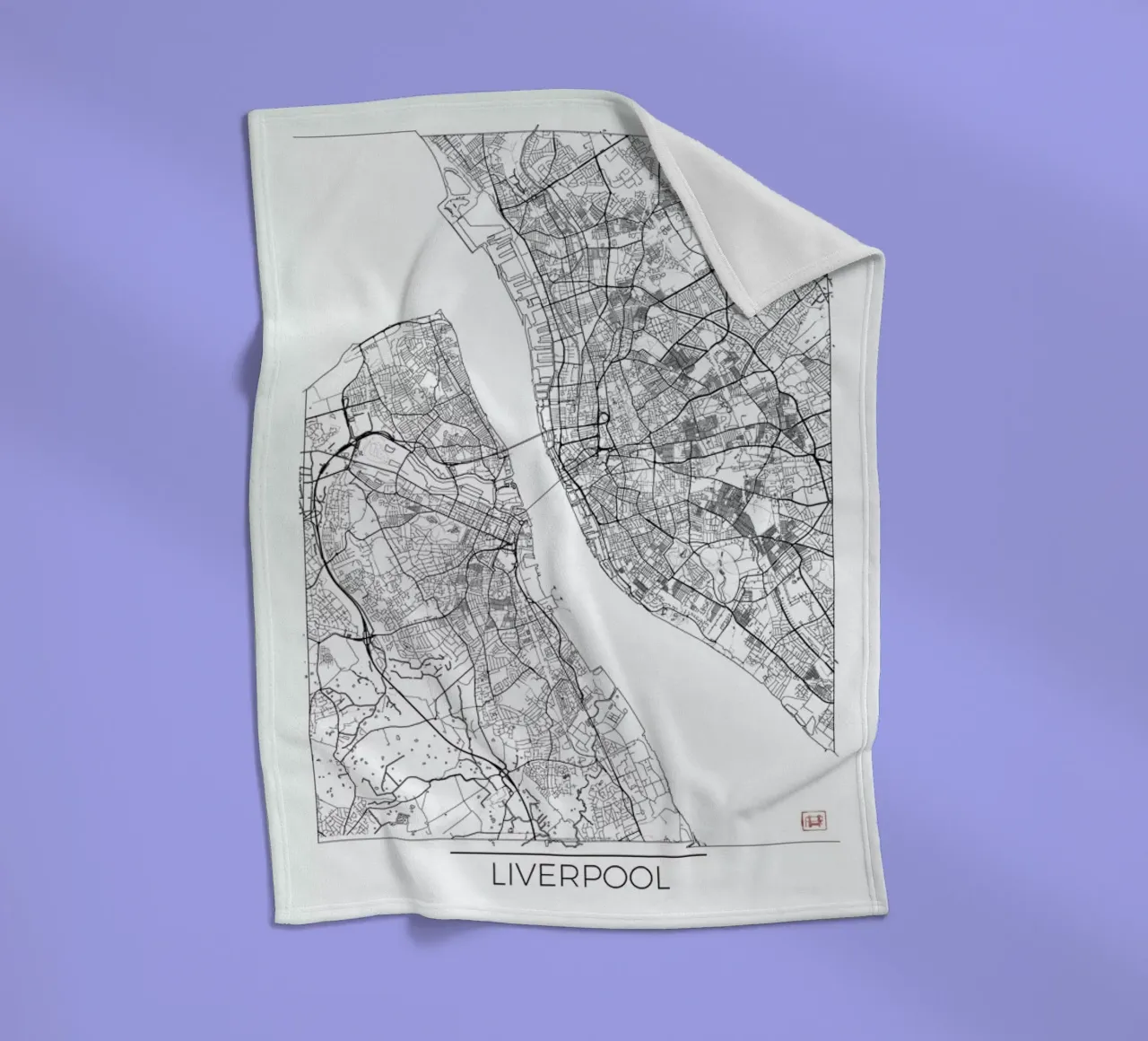 Liverpool Minimal coperta in pile da Hubert Roguski