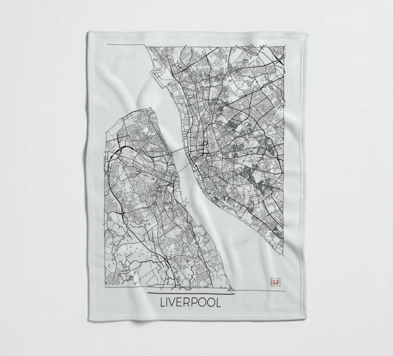 Liverpool Minimal coperta in pile da Hubert Roguski