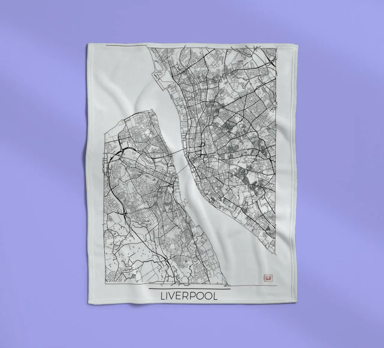 Liverpool Minimal coperta in pile da Hubert Roguski