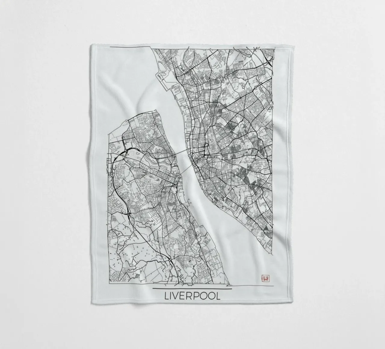 Liverpool Minimal coperta in pile da Hubert Roguski