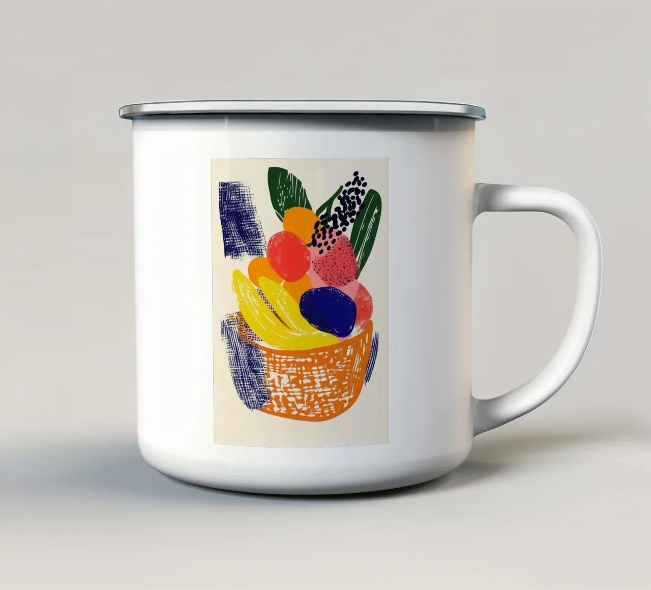 Esplosione tropicale tazza in smalto da Pop and Fruits - Affiches & posters