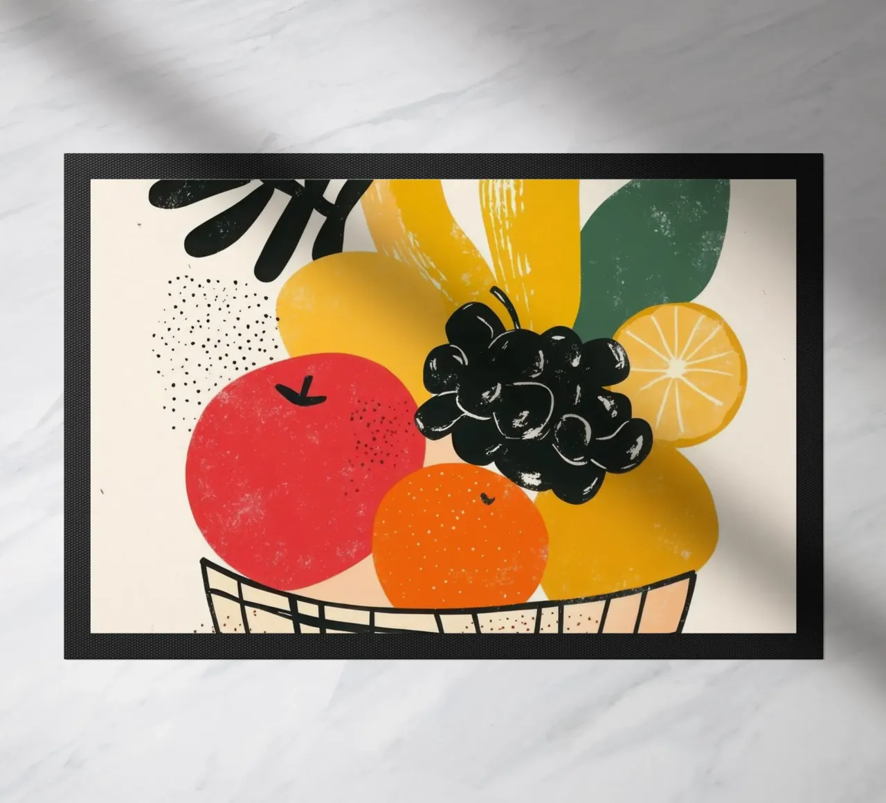 Cesto di frutta in stile retrò zerbino da Pop and Fruits - Affiches & posters