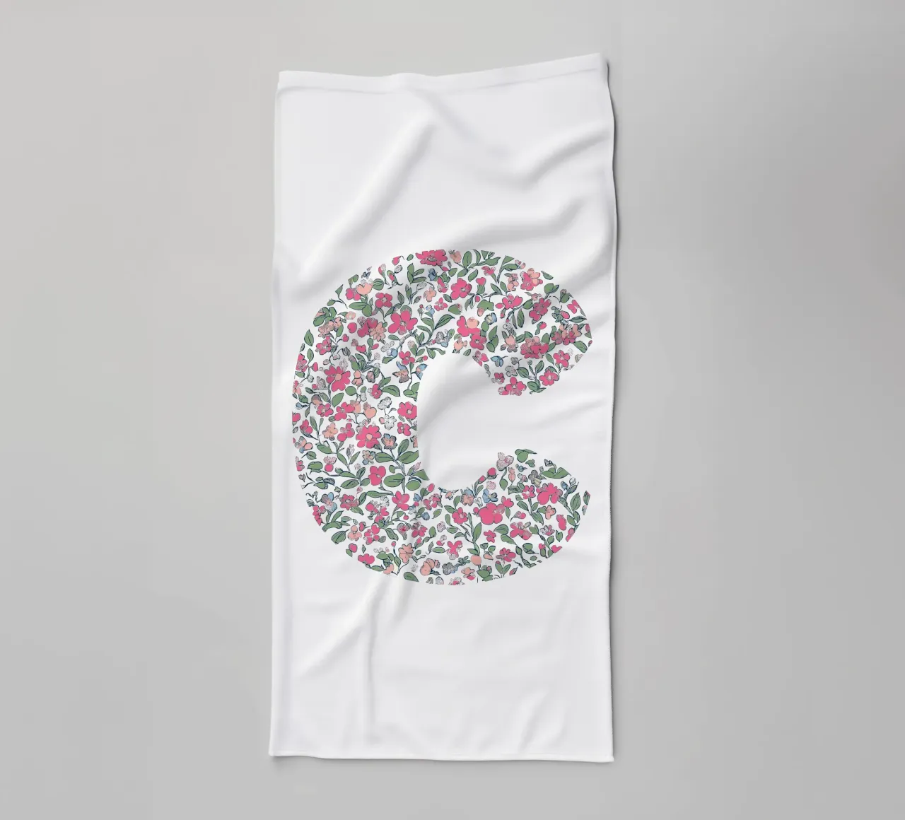 Floral C towel by KidzStudio