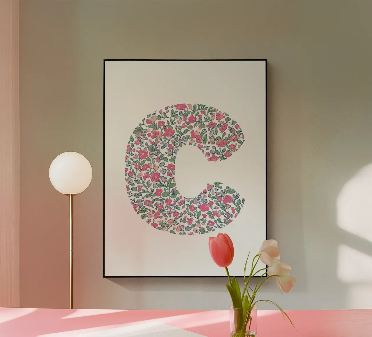 Floral C plexiglass da KidzStudio