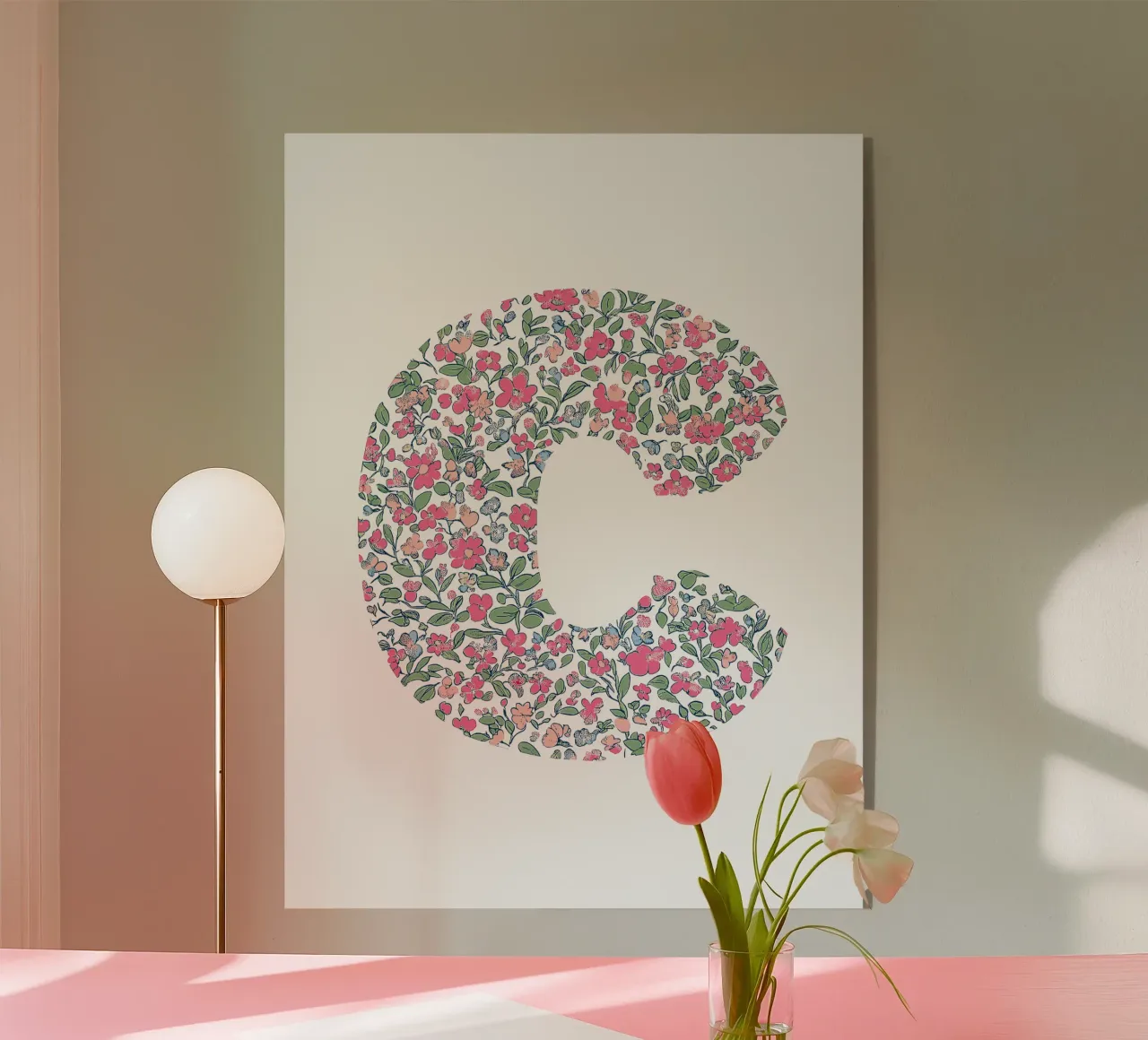 Floral C plexiglass da KidzStudio