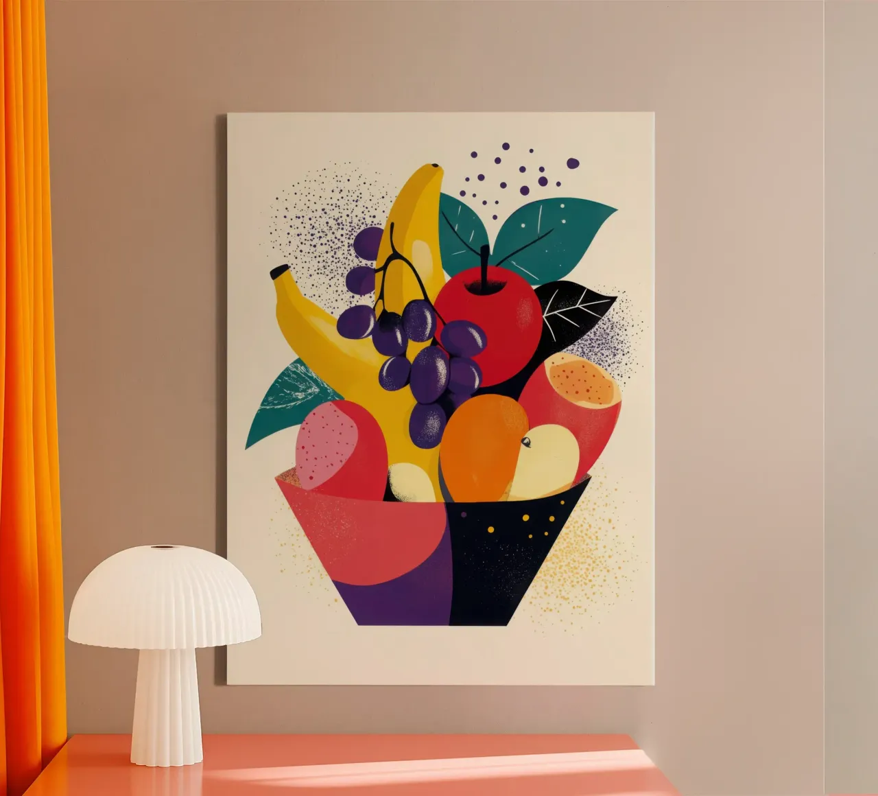 Explosion Fruitière - A Feast of Colours canvas by Pop and Fruits - Affiches & posters