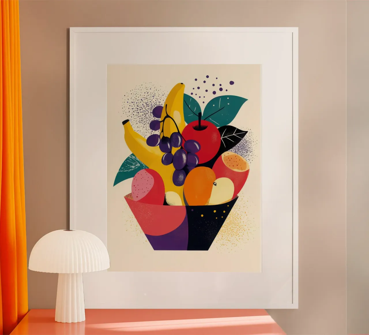 Explosion Fruitière - A Feast of Colours poster by Pop and Fruits - Affiches & posters