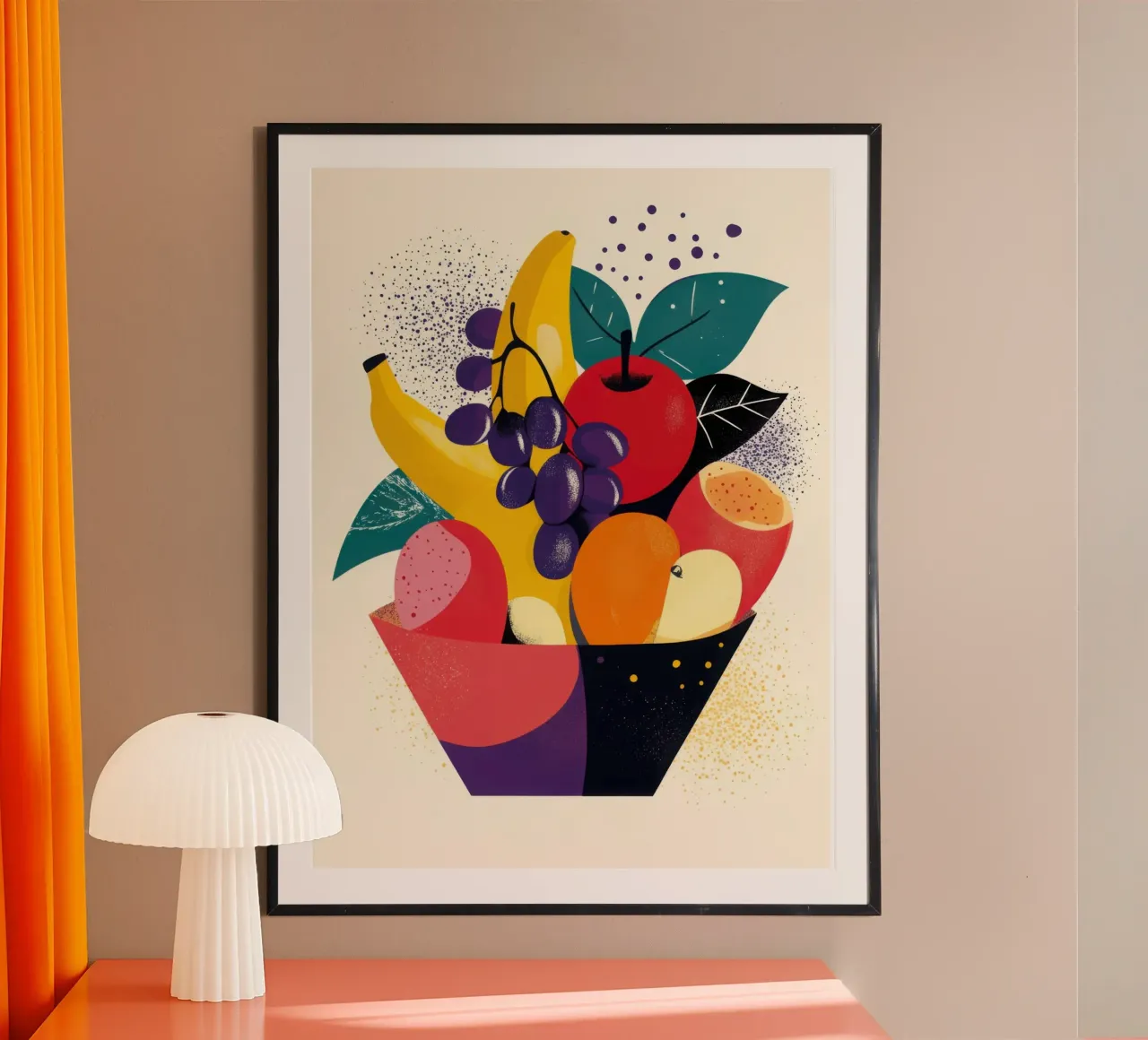 Explosion Fruitière - Una festa di colori carta hahnemühle da Pop and Fruits - Affiches & posters