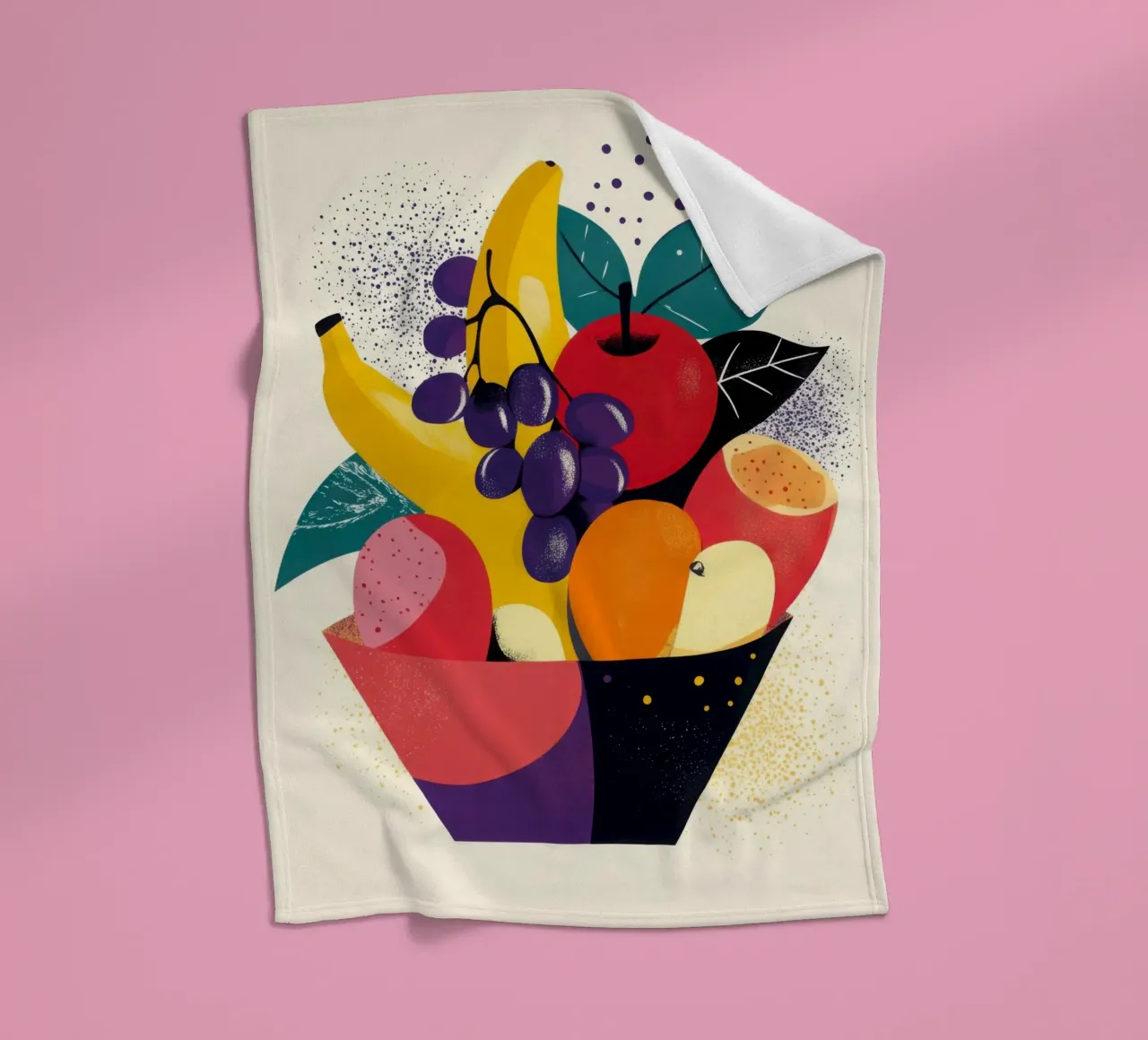 Explosion Fruitière - Una festa di colori coperta in pile da Pop and Fruits - Affiches & posters