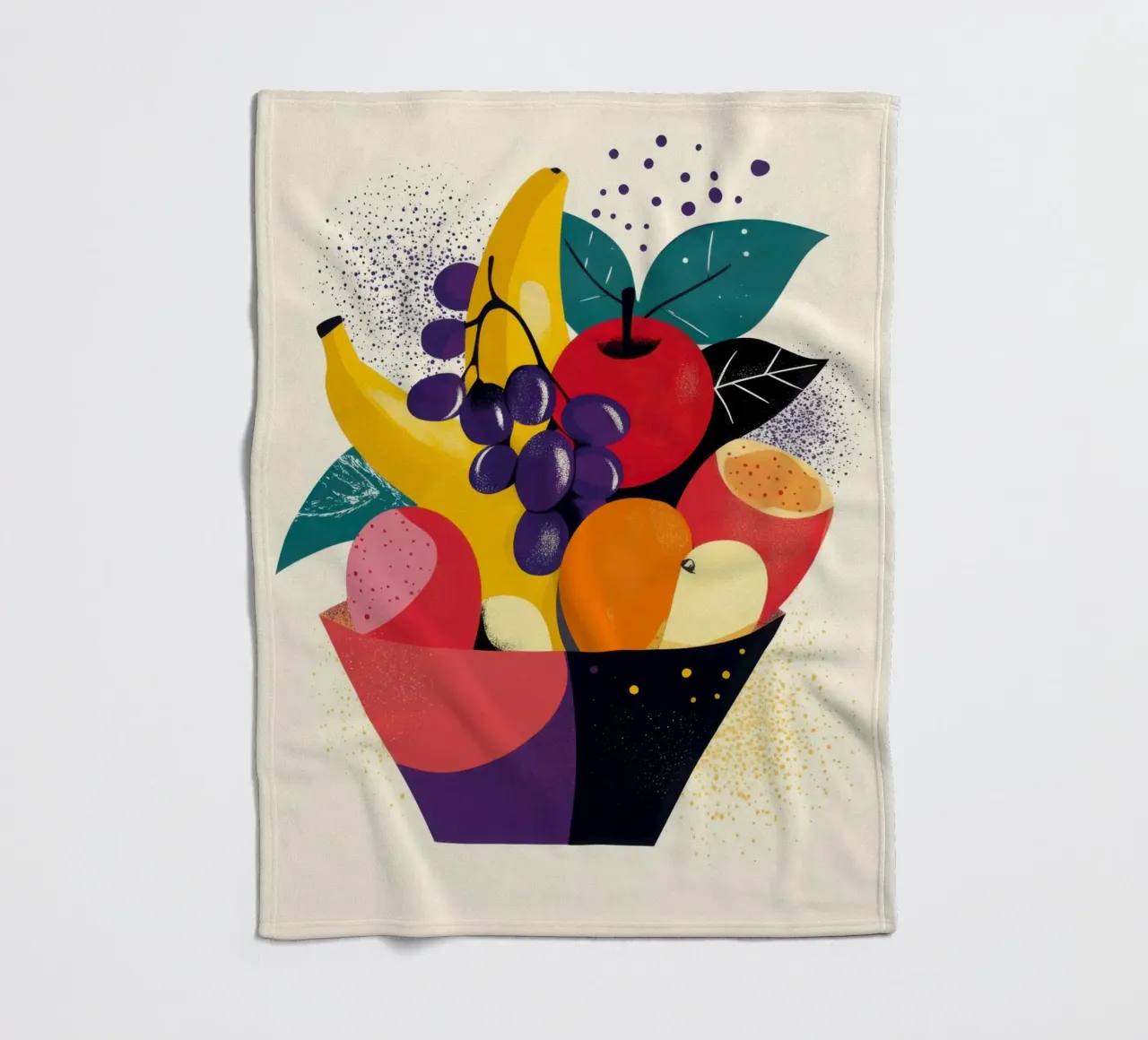 Explosion Fruitière - Una festa di colori coperta in pile da Pop and Fruits - Affiches & posters