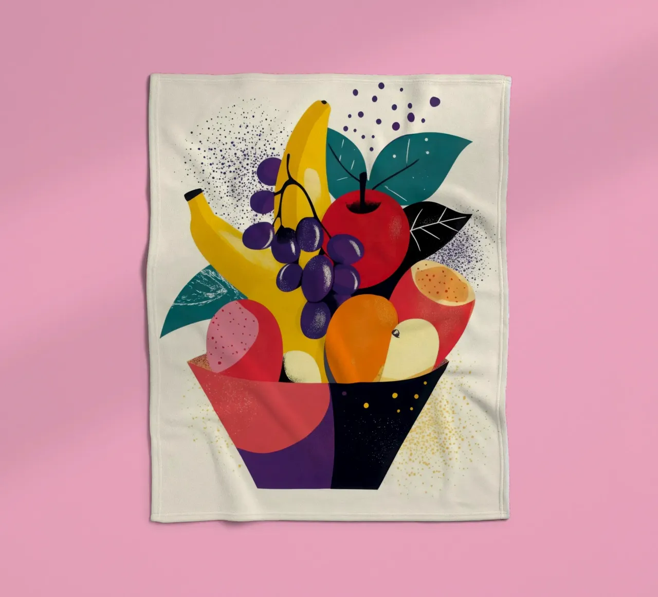 Explosion Fruitière - Una festa di colori coperta in pile da Pop and Fruits - Affiches & posters