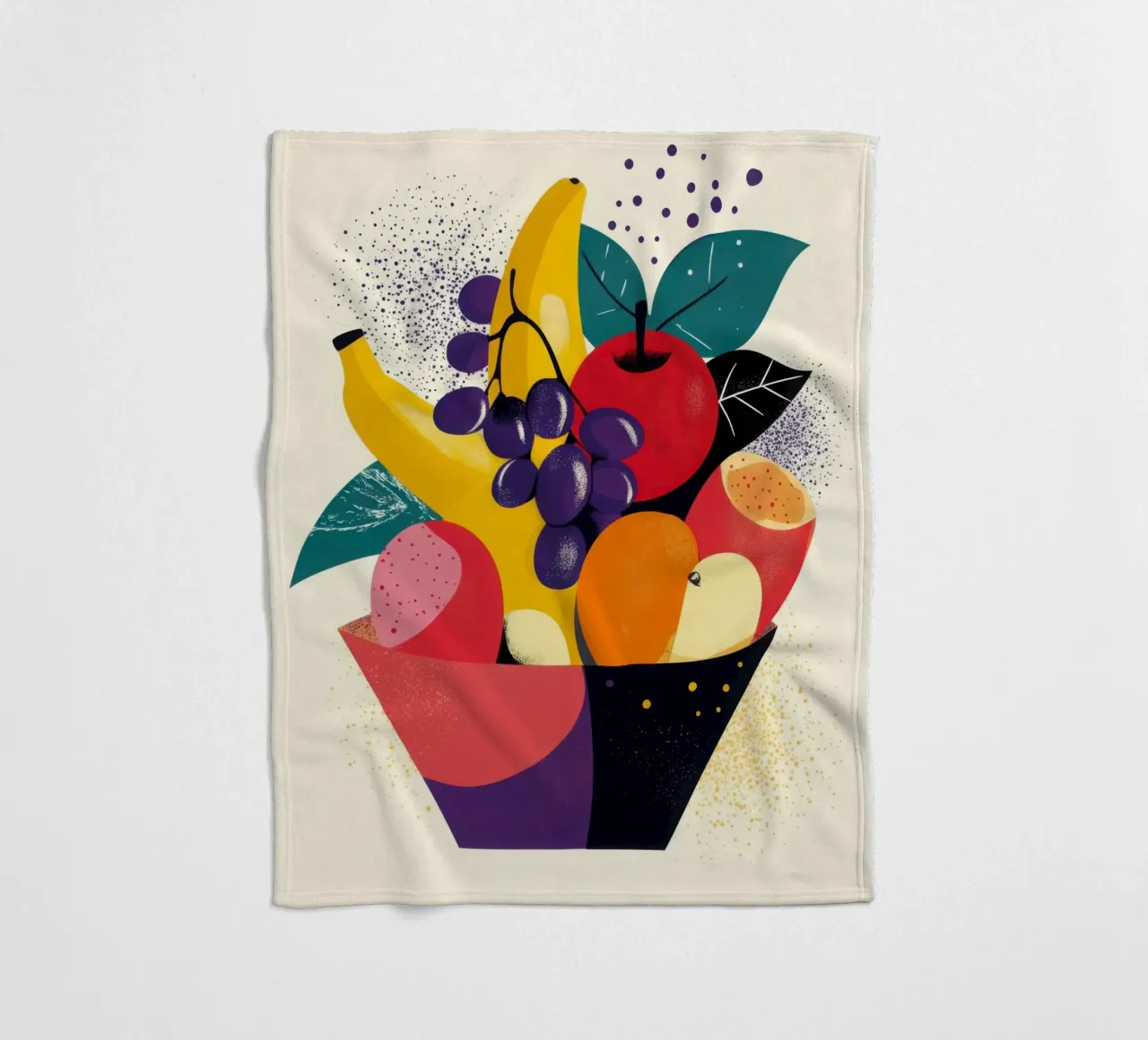 Explosion Fruitière - Una festa di colori coperta in pile da Pop and Fruits - Affiches & posters