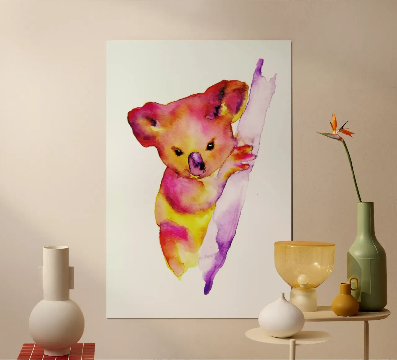 Koala poster van Larissa van der Laan