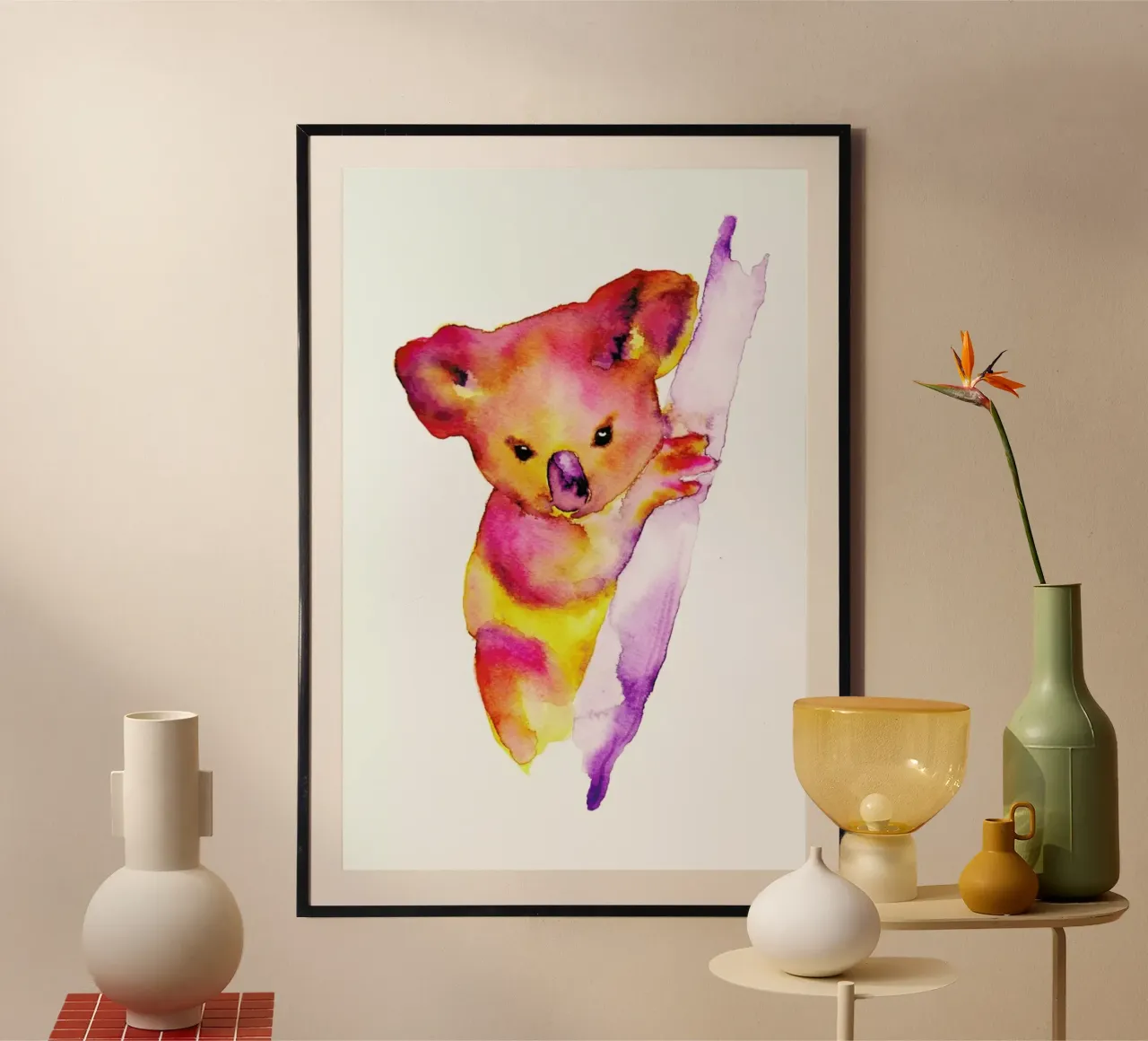 Koala poster van Larissa van der Laan