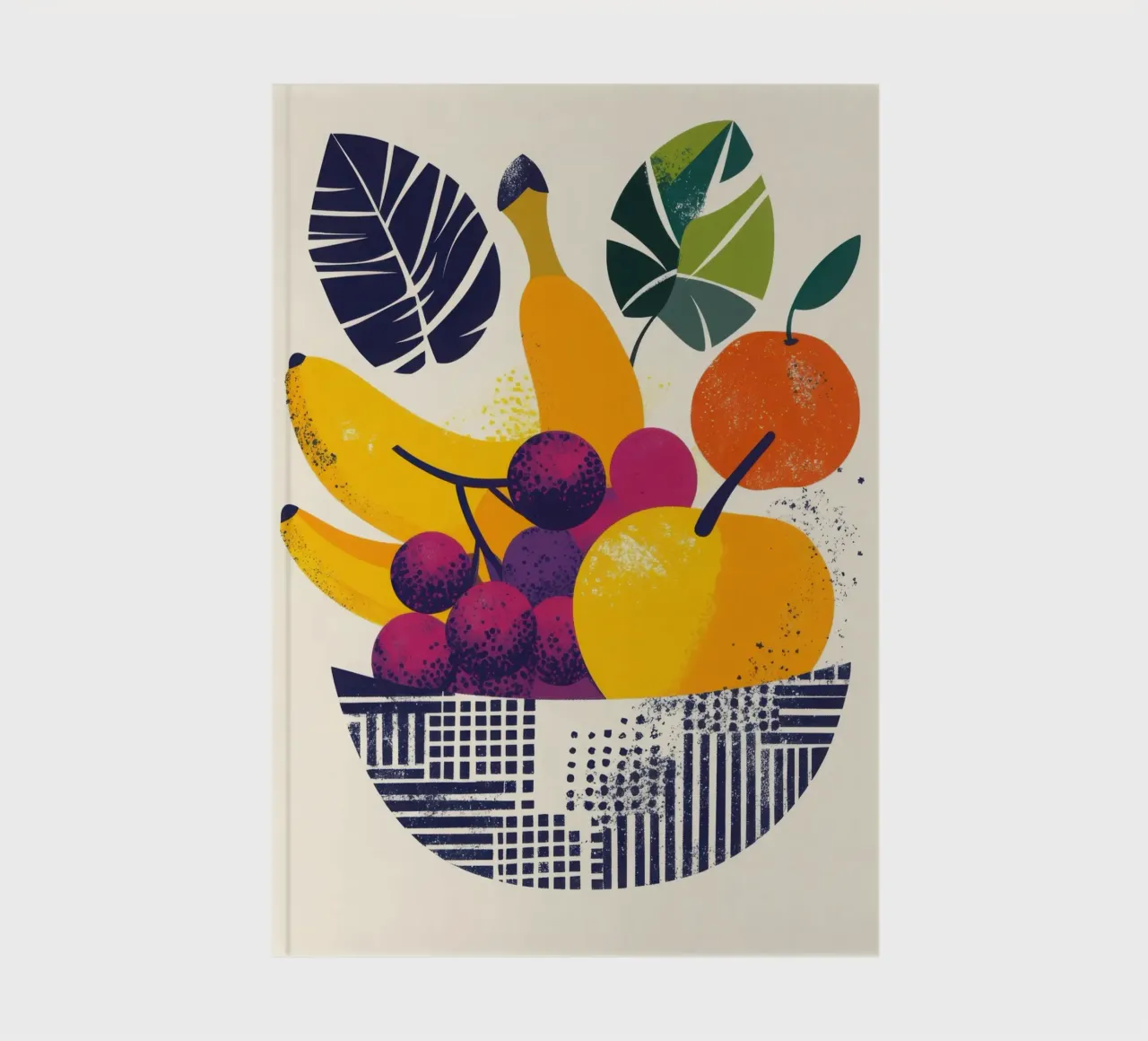 Geometric Nature - Bursts of Flavour notebook by Pop and Fruits - Affiches & posters