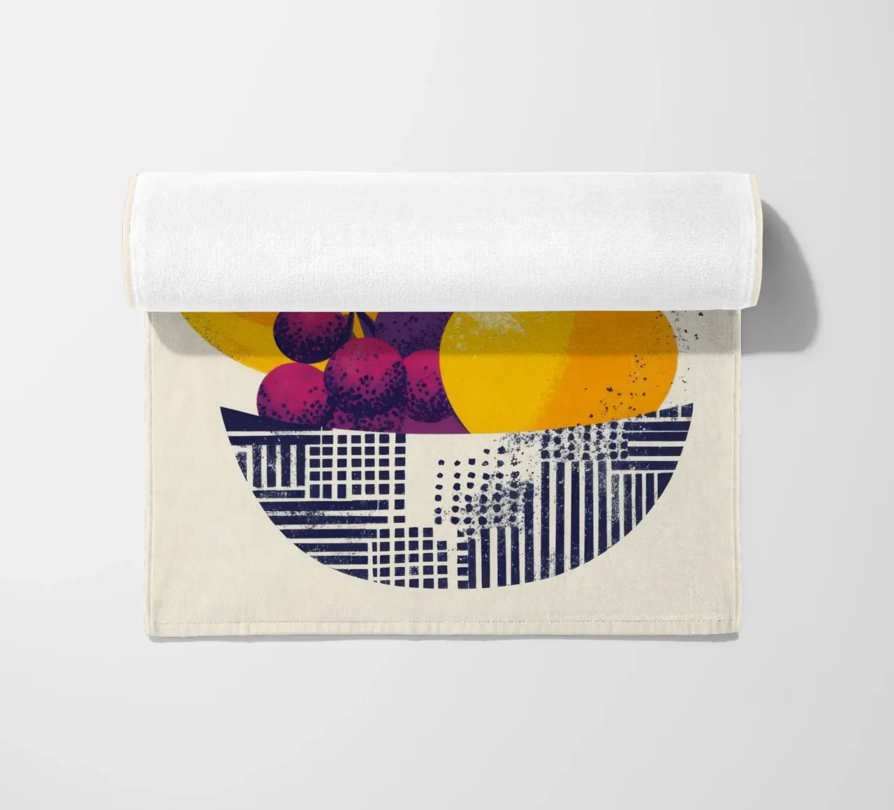 Natura geometrica - esplosioni di gusto telo mare da Pop and Fruits - Affiches & posters