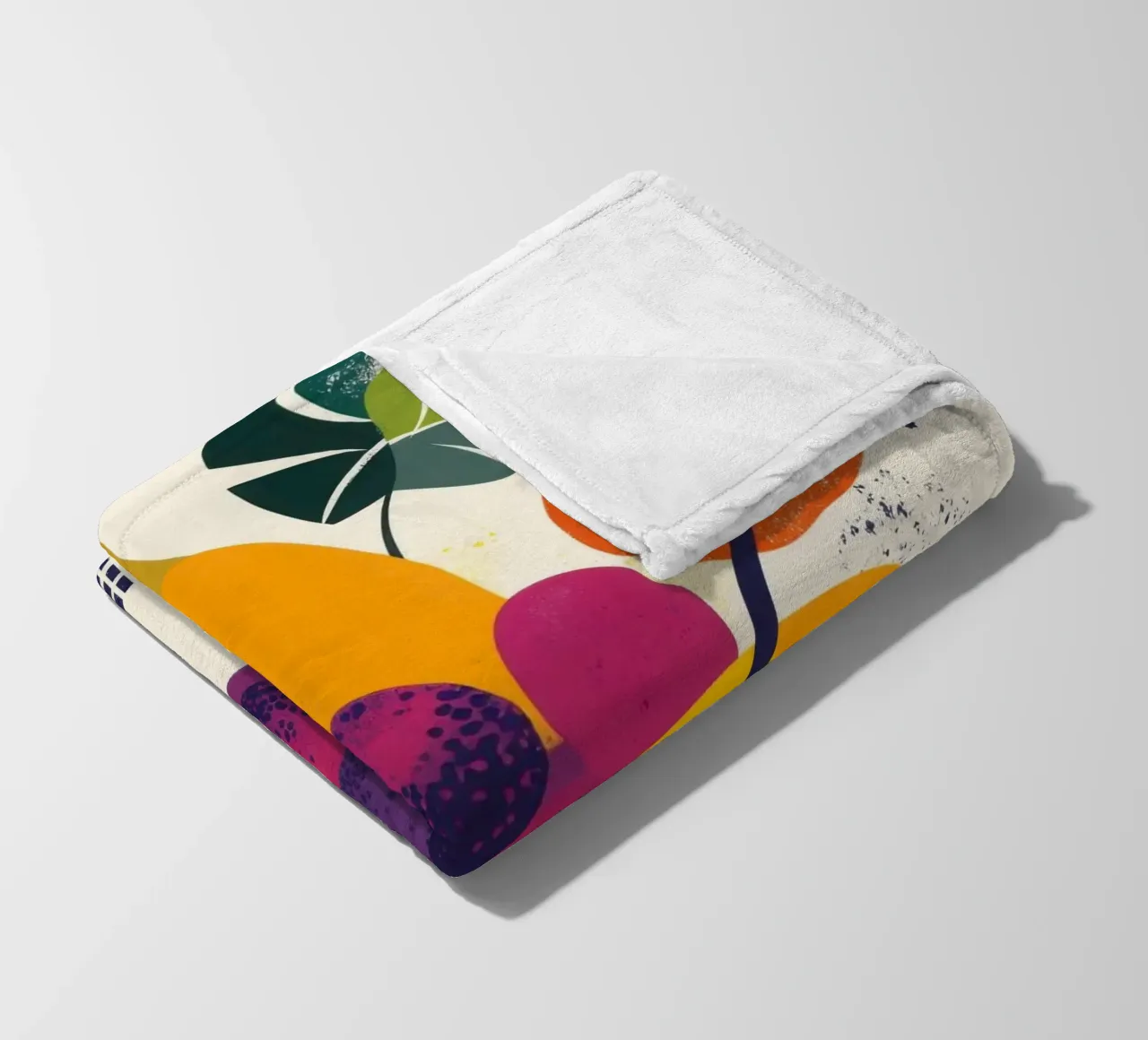 Natura geometrica - esplosioni di gusto coperta in pile da Pop and Fruits - Affiches & posters