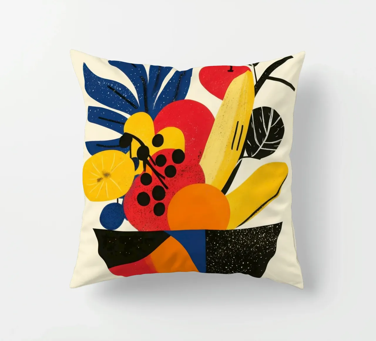 Corne d'Abondance Tropicale - Un vortice di sapori cuscino da Pop and Fruits - Affiches & posters