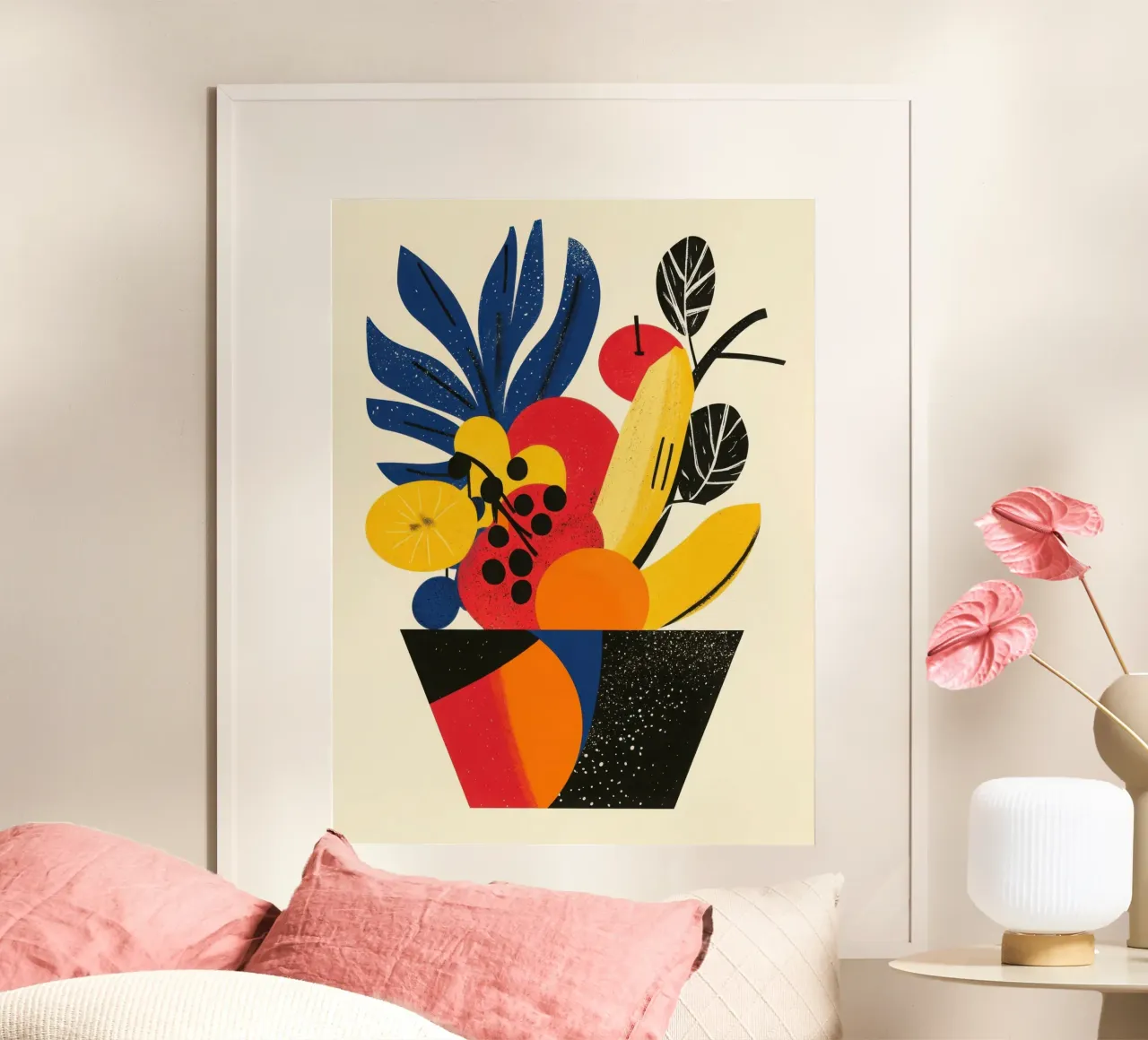 Corne d'Abondance Tropicale - A whirlwind of flavours poster by Pop and Fruits - Affiches & posters
