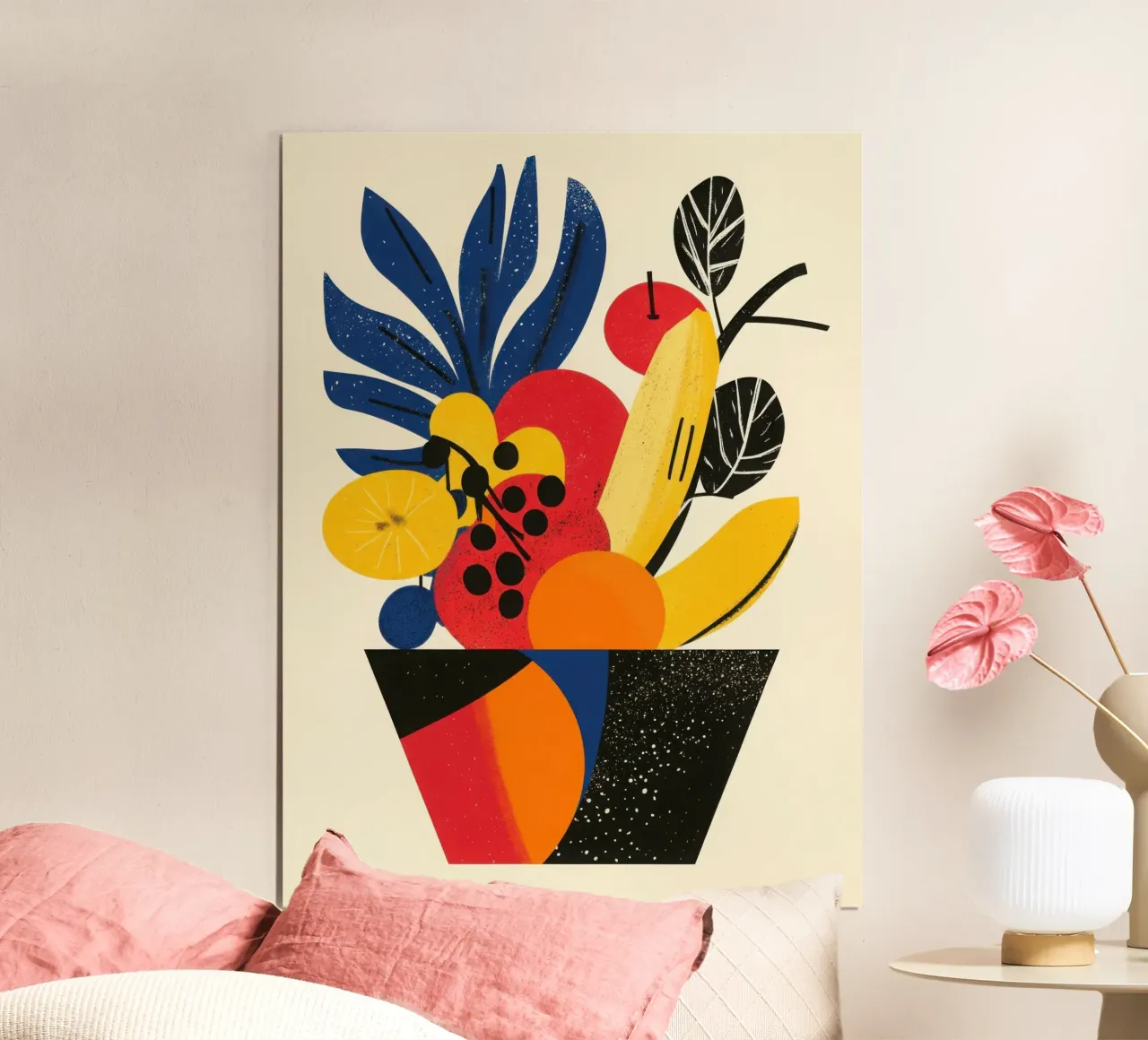 Corne d'Abondance Tropicale - A whirlwind of flavours poster by Pop and Fruits - Affiches & posters