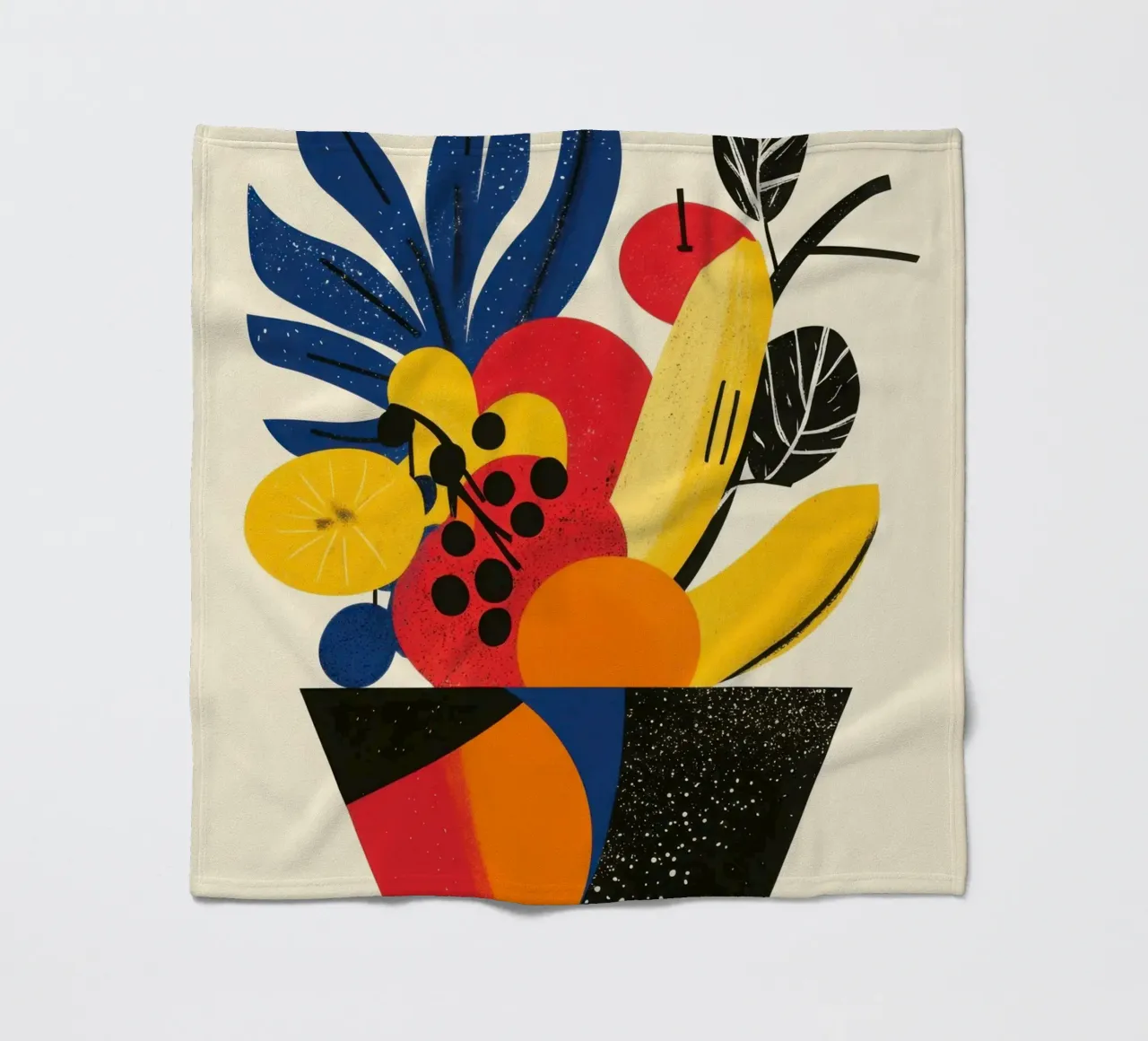 Corne d'Abondance Tropicale - Un vortice di sapori coperta in pile da Pop and Fruits - Affiches & posters