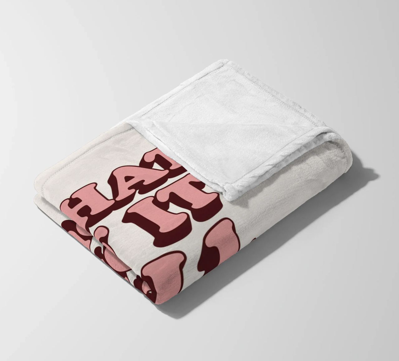 What if it All Works Out Retro Optimistic Inspirational Type fleece blanket by THE MOTIVATED TYPE