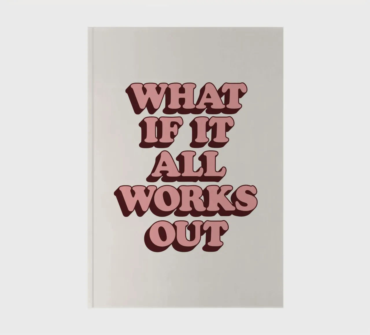 E se tutto si risolvesse in un tipo di ispirazione ottimista e retrò diario da THE MOTIVATED TYPE