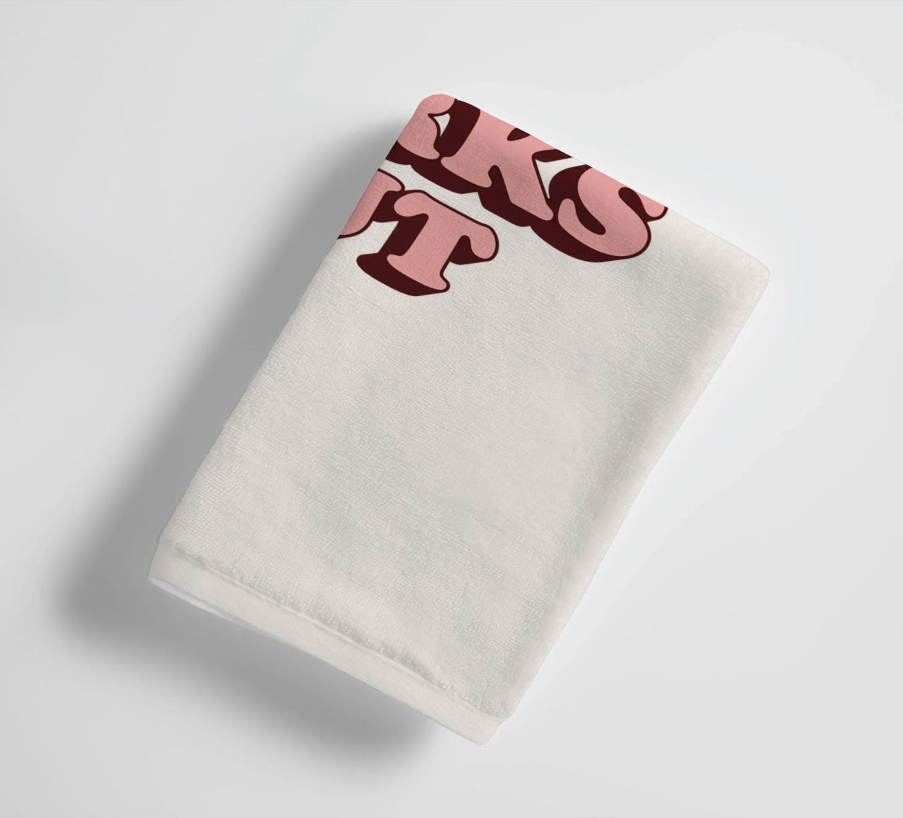 What if it All Works Out Retro Optimistic Inspirational Type towel by THE MOTIVATED TYPE