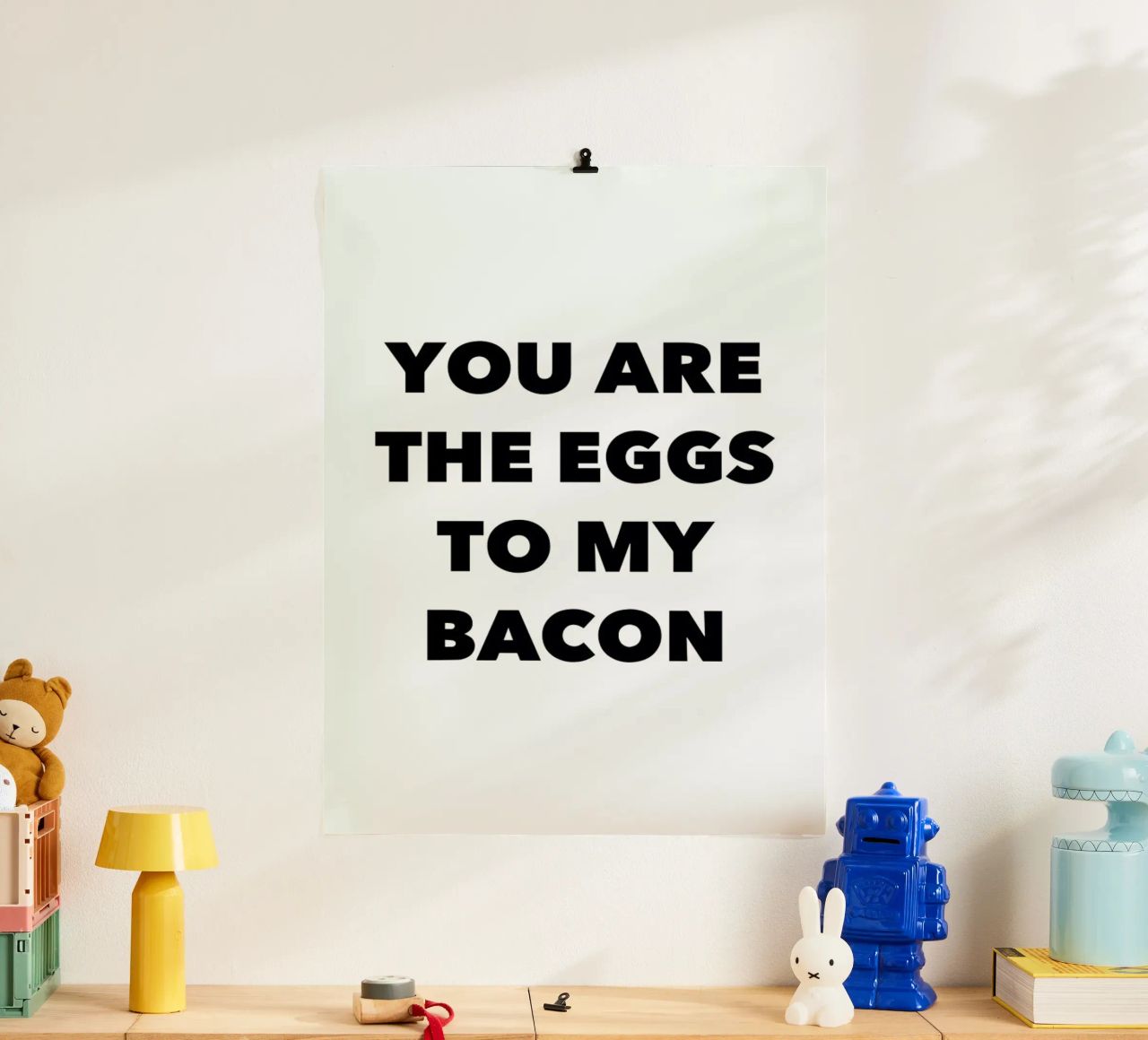 Bacon Poster von Mottos by Sinan Saydik