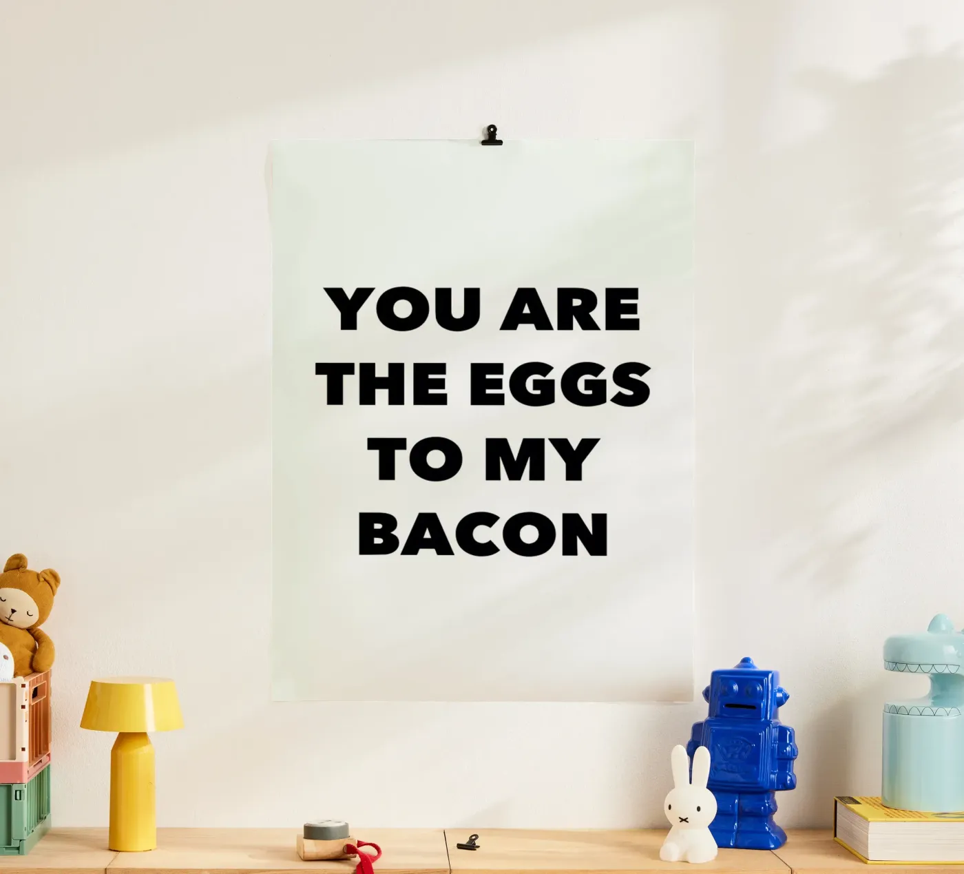 Bacon poster de Mottos by Sinan Saydik