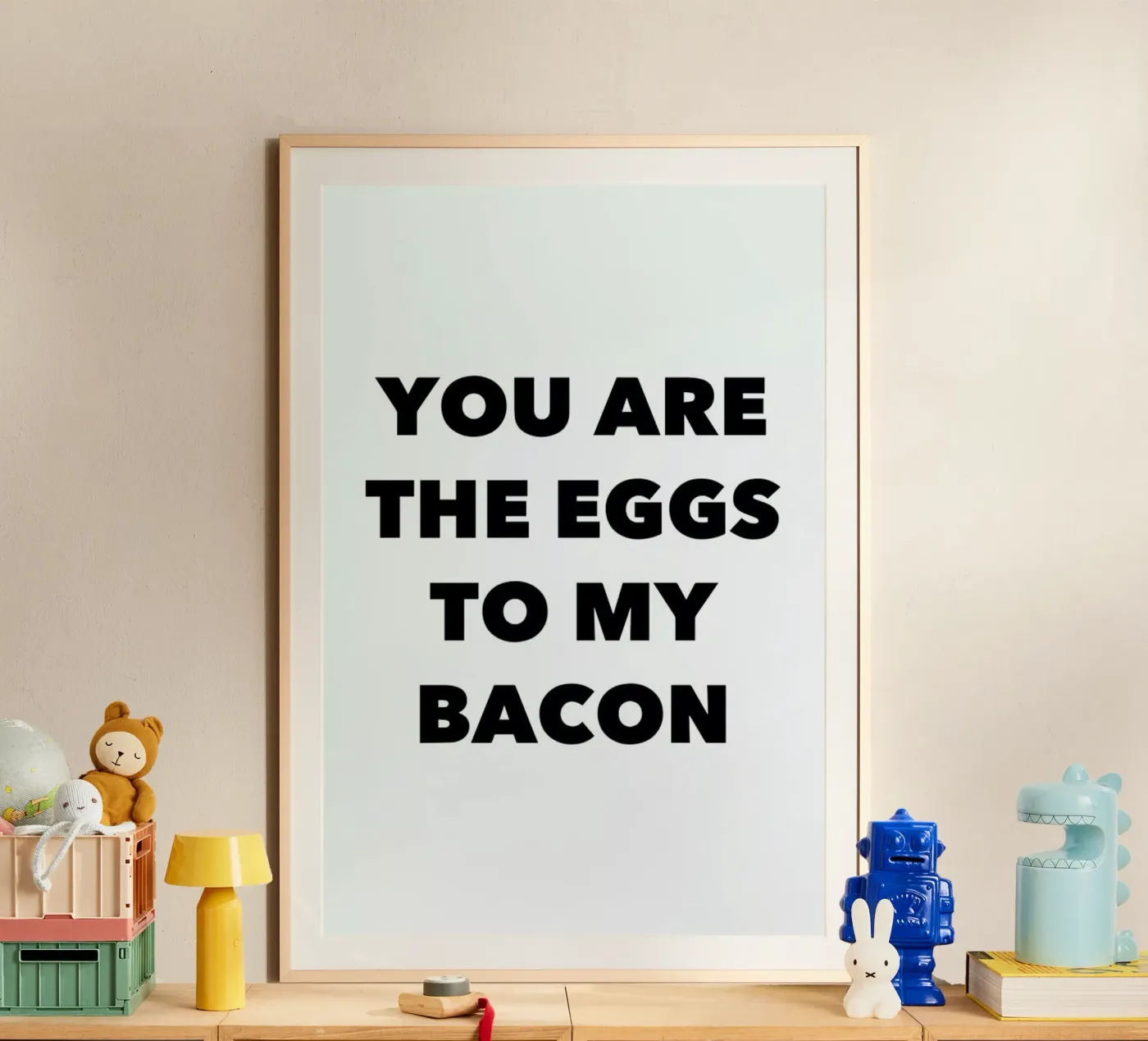 Bacon poster de Mottos by Sinan Saydik