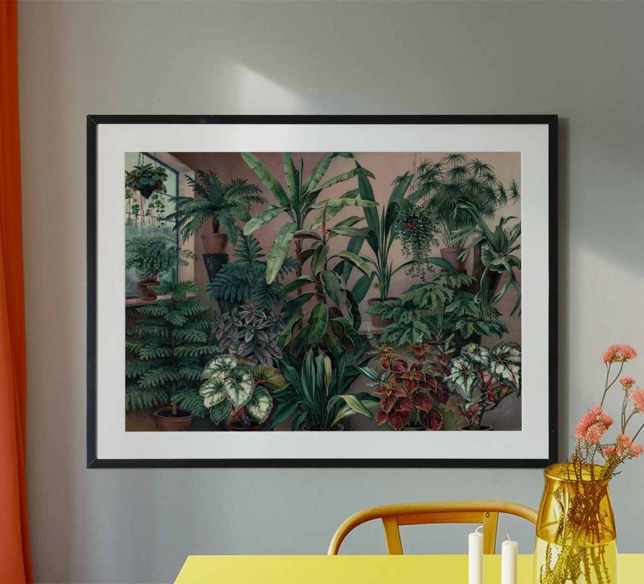 Vintage Meyers 5 Blattpflanzen 4 poster by Vintage Print Collection