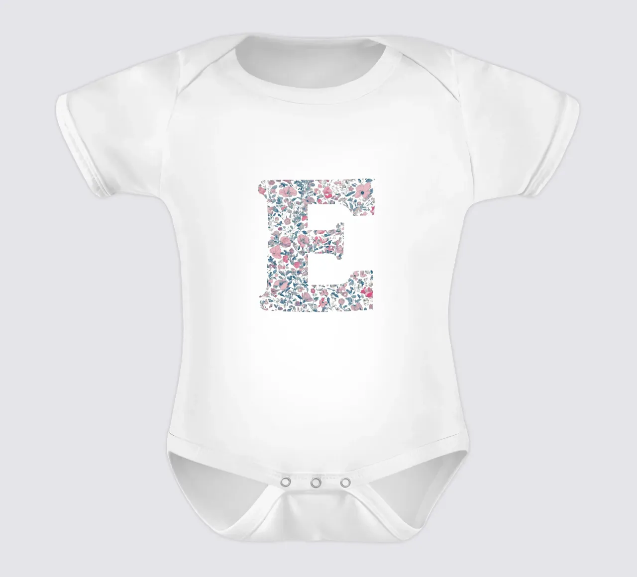 Floral E body neonato maniche corte da KidzStudio