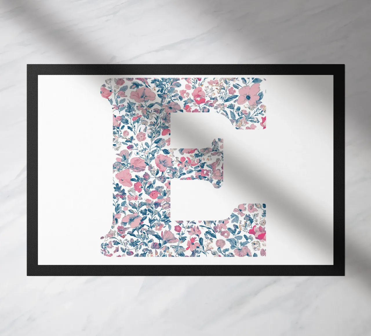 Floral E deurmat van KidzStudio