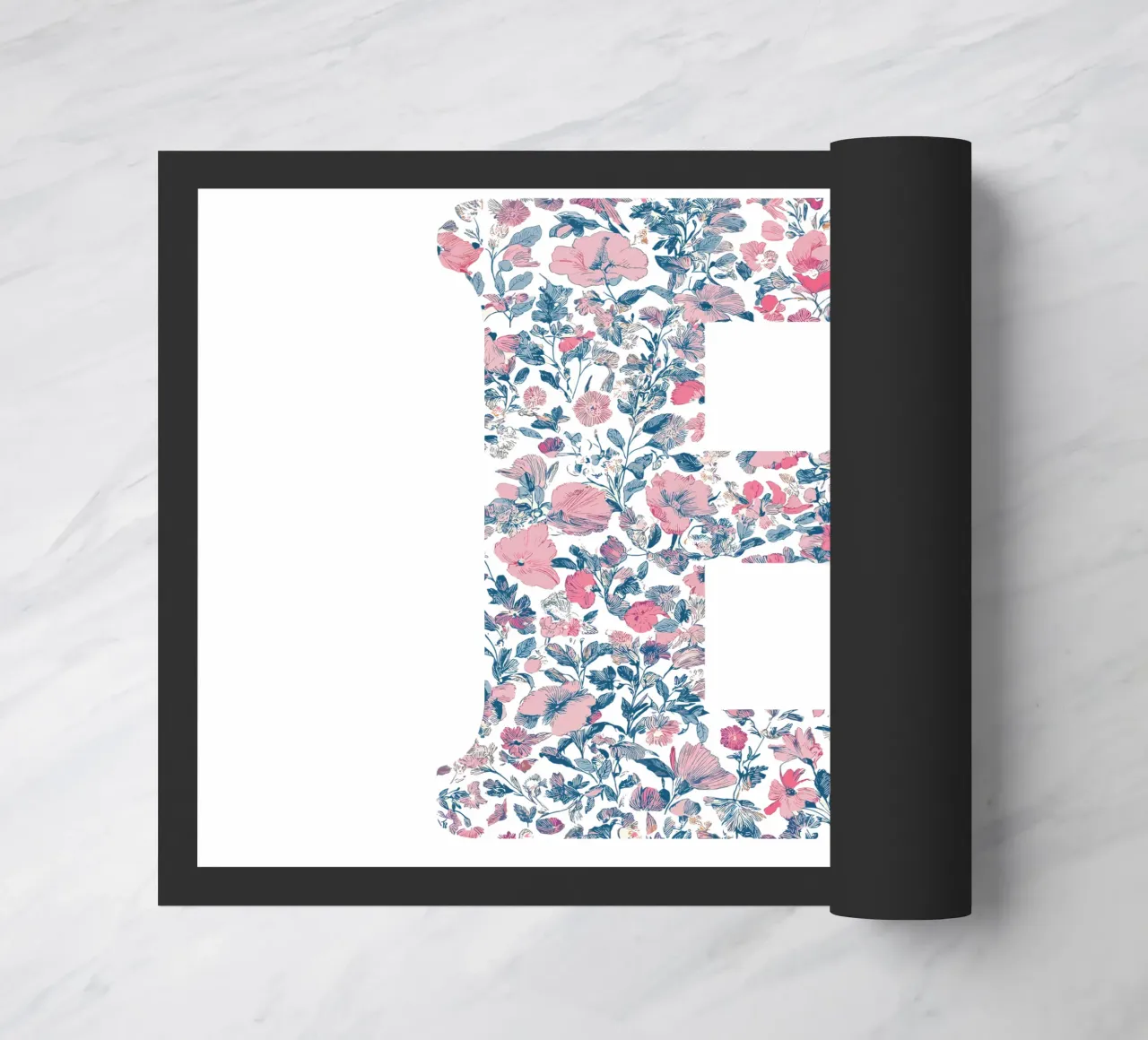 Floral E deurmat van KidzStudio