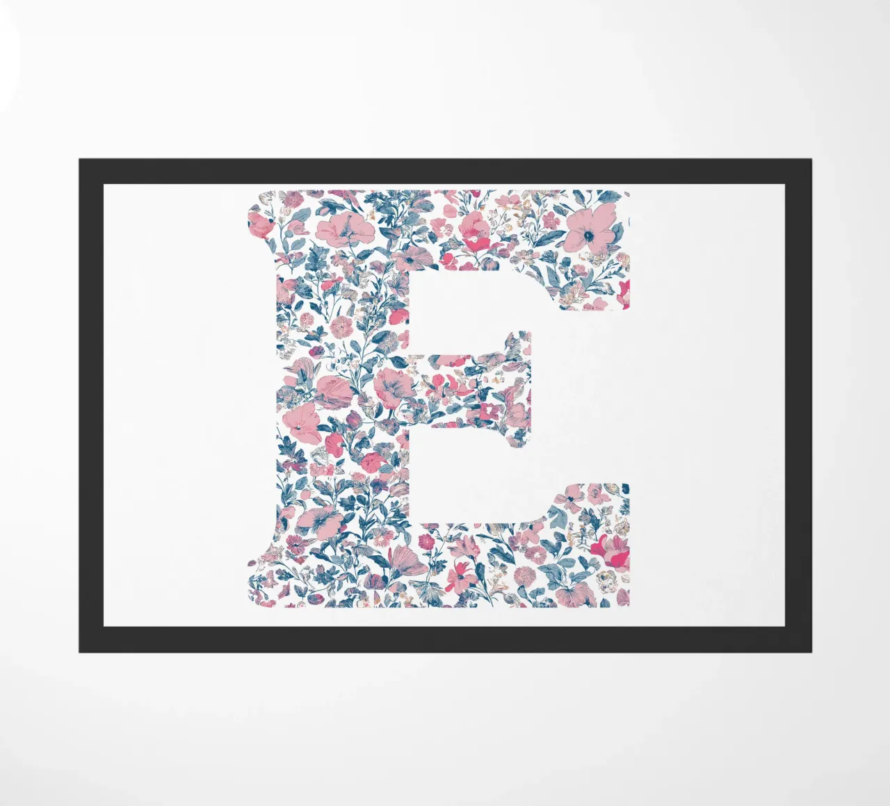 Floral E deurmat van KidzStudio