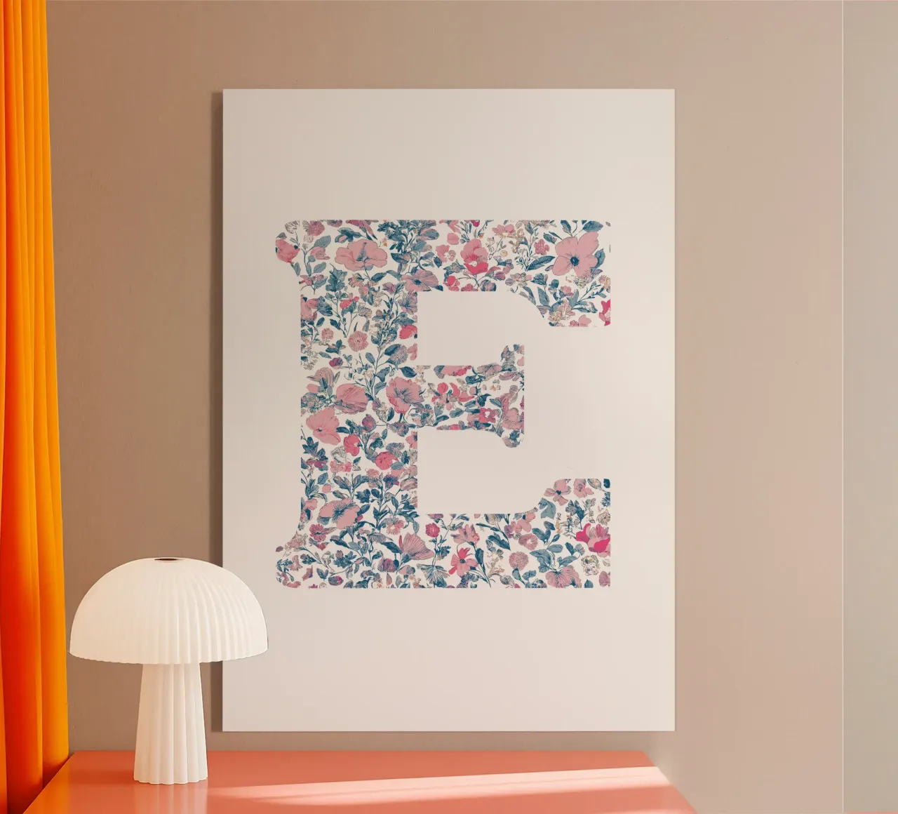 Floral E plexiglass da KidzStudio