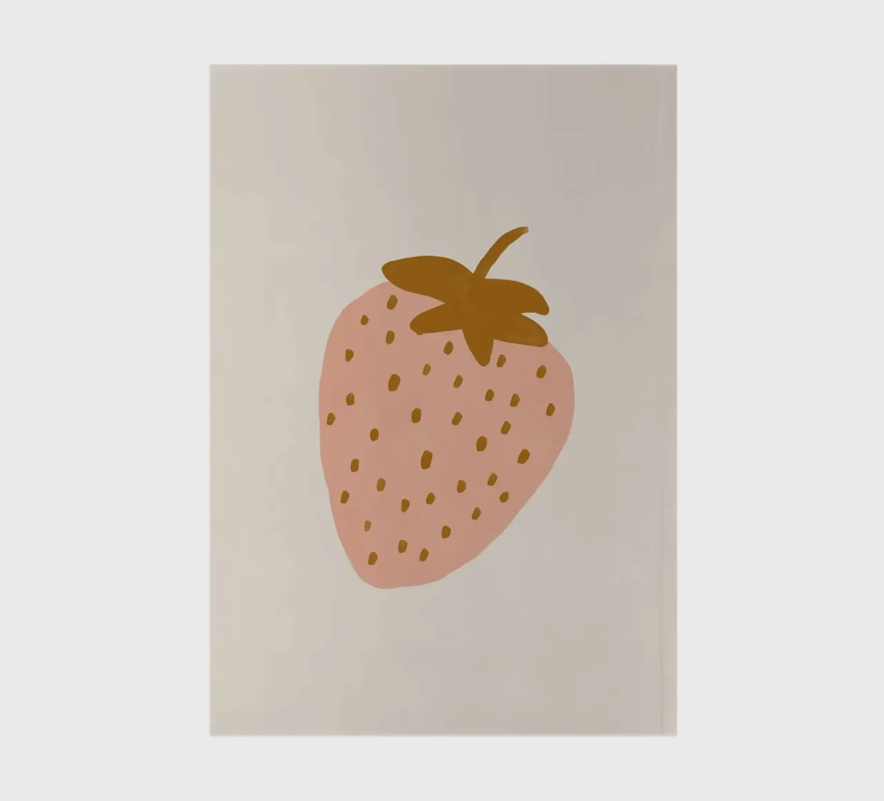 Strawberry notebook by AleksandraAnna